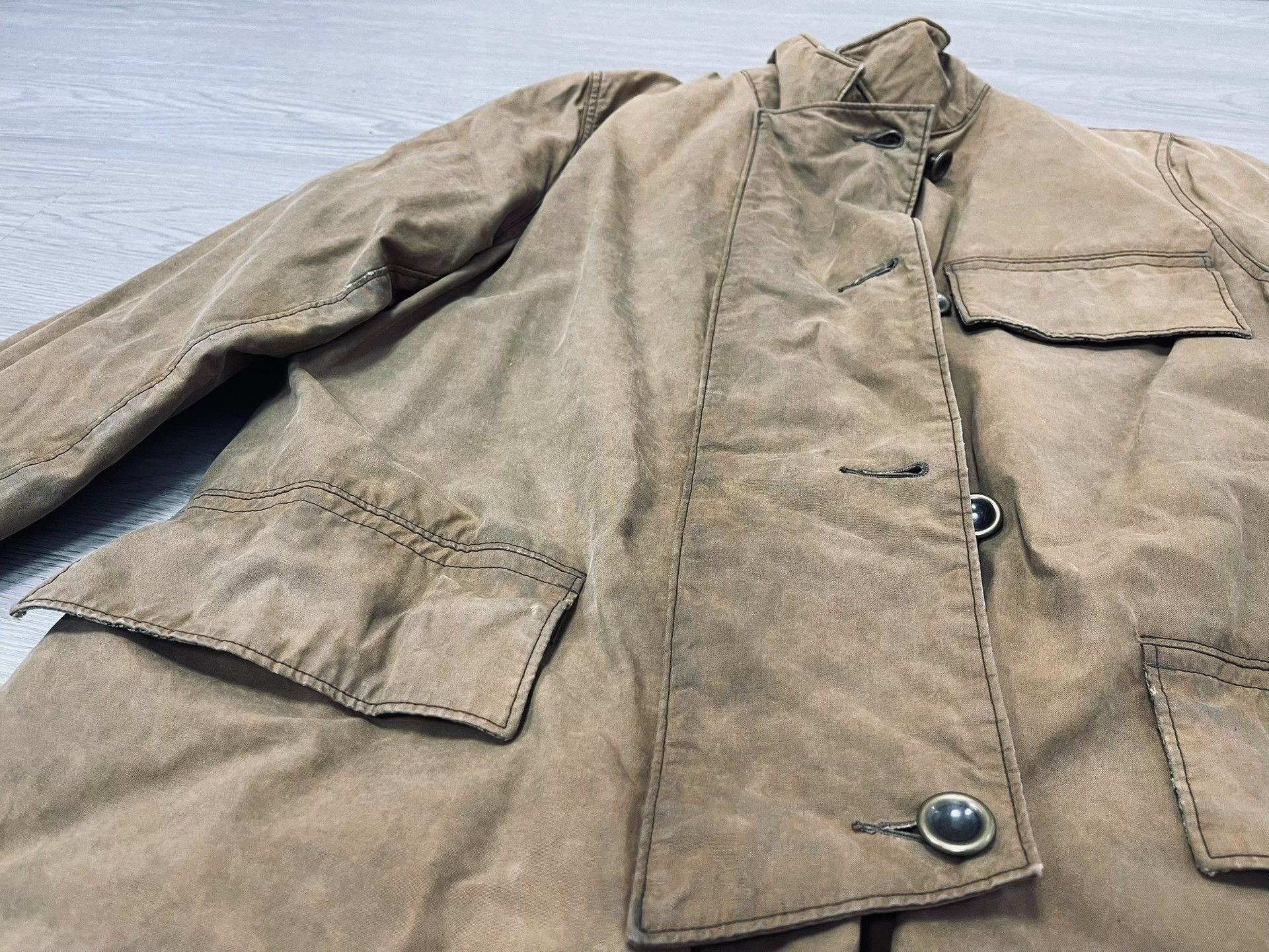 RRL Ralph Lauren RRL Distressed Washed Cotton Coat Size US M / EU 48-50 / 2 - 1 Thumbnail