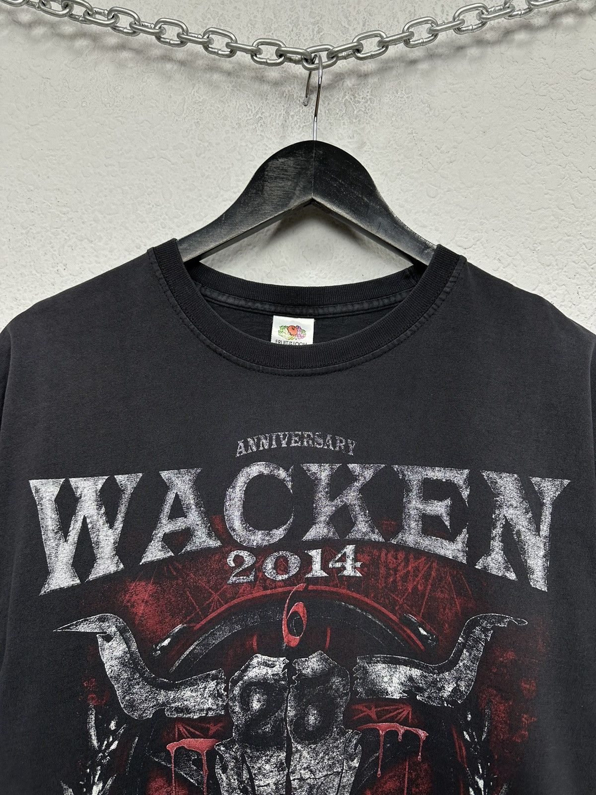 Fruit Of The Loom Wacken BLACK STAGE 2007 Festival T-Shirt WOA Dimmu Borgir Size US L / EU 52-54 / 3 - 5 Thumbnail