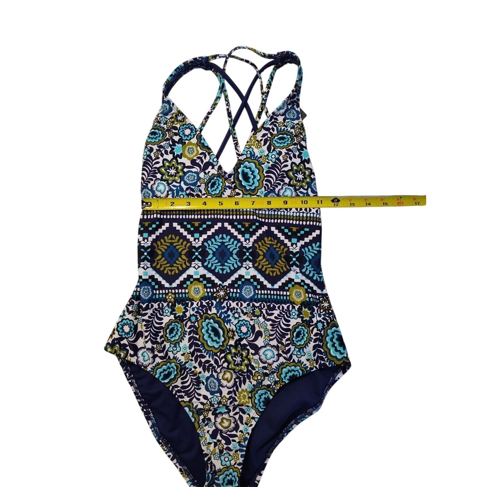 Mossimo Mossimo Bathing Swim Suit Size Small Swim Blue Green Size S / US 4 / IT 40 - 10 Thumbnail