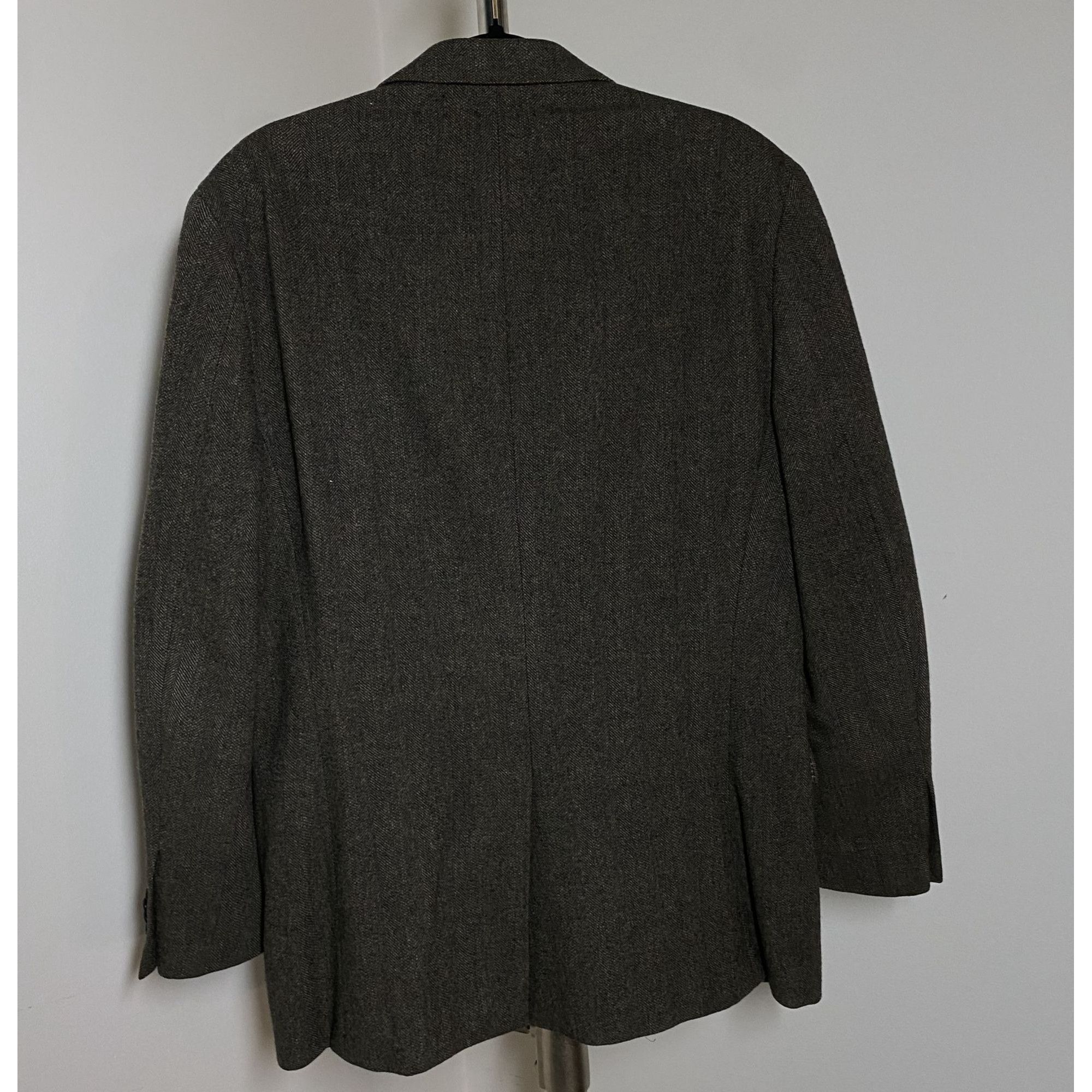 Ralph Lauren Lauren Ralph Lauren Silver Label Mens Herringbone Blazer Twe Size 40R - 7 Thumbnail