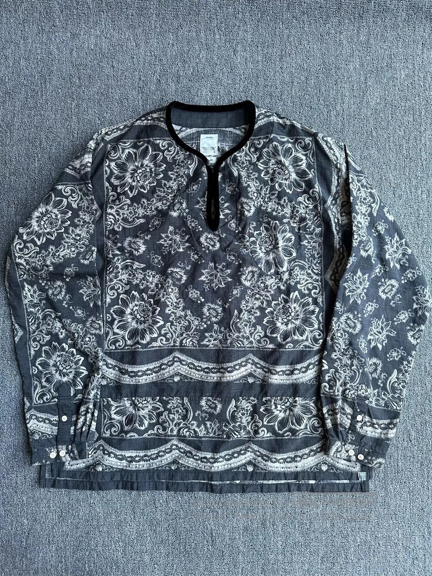 Visvim visvim Floral Tunic Shirt. Size US XL / EU 56 / 4 - 1 Thumbnail