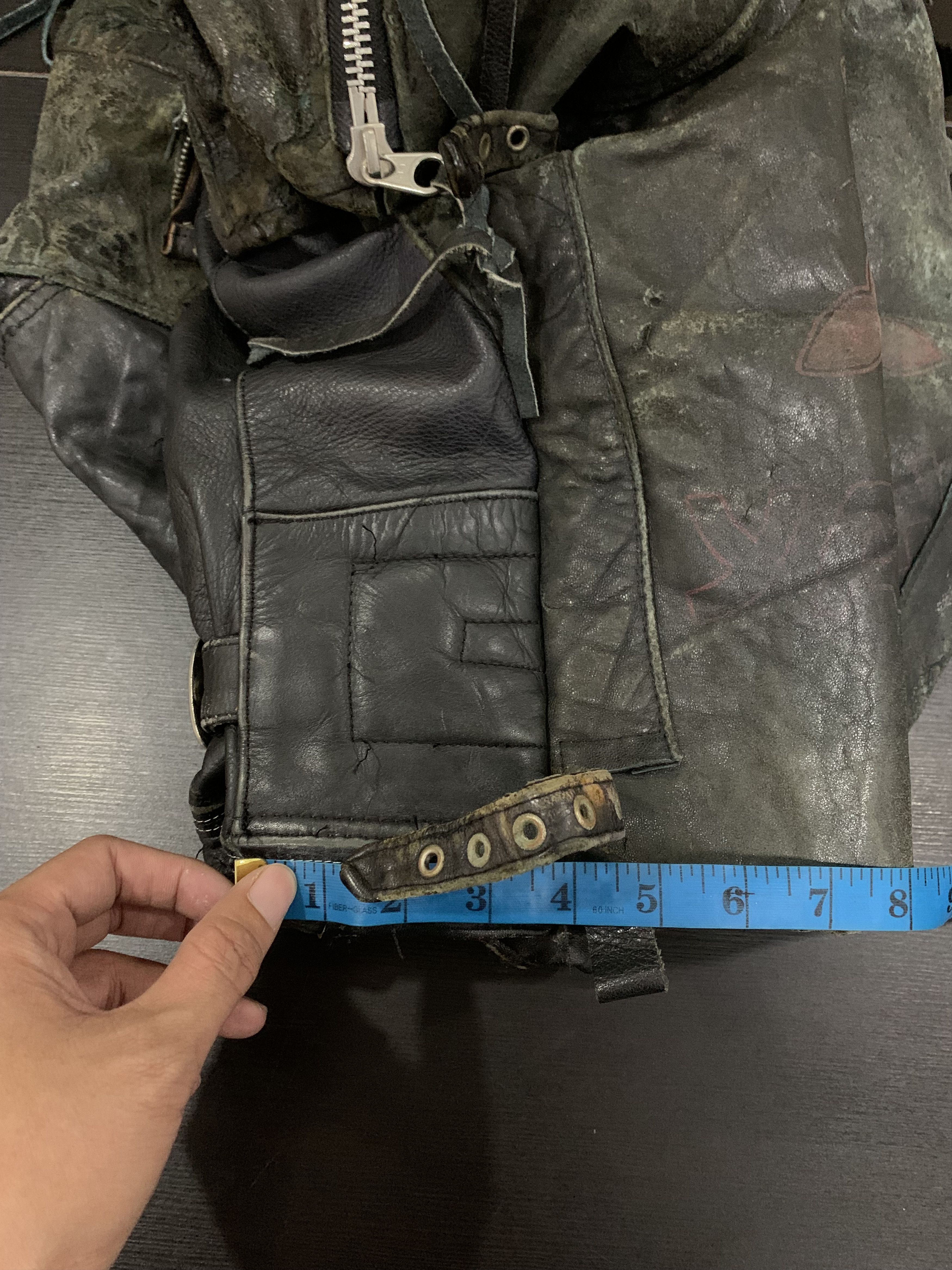 Vinti Andrews Vinti Andrews Reconstructed Leather Jacket Travel Bag Size ONE SIZE - 20 Thumbnail