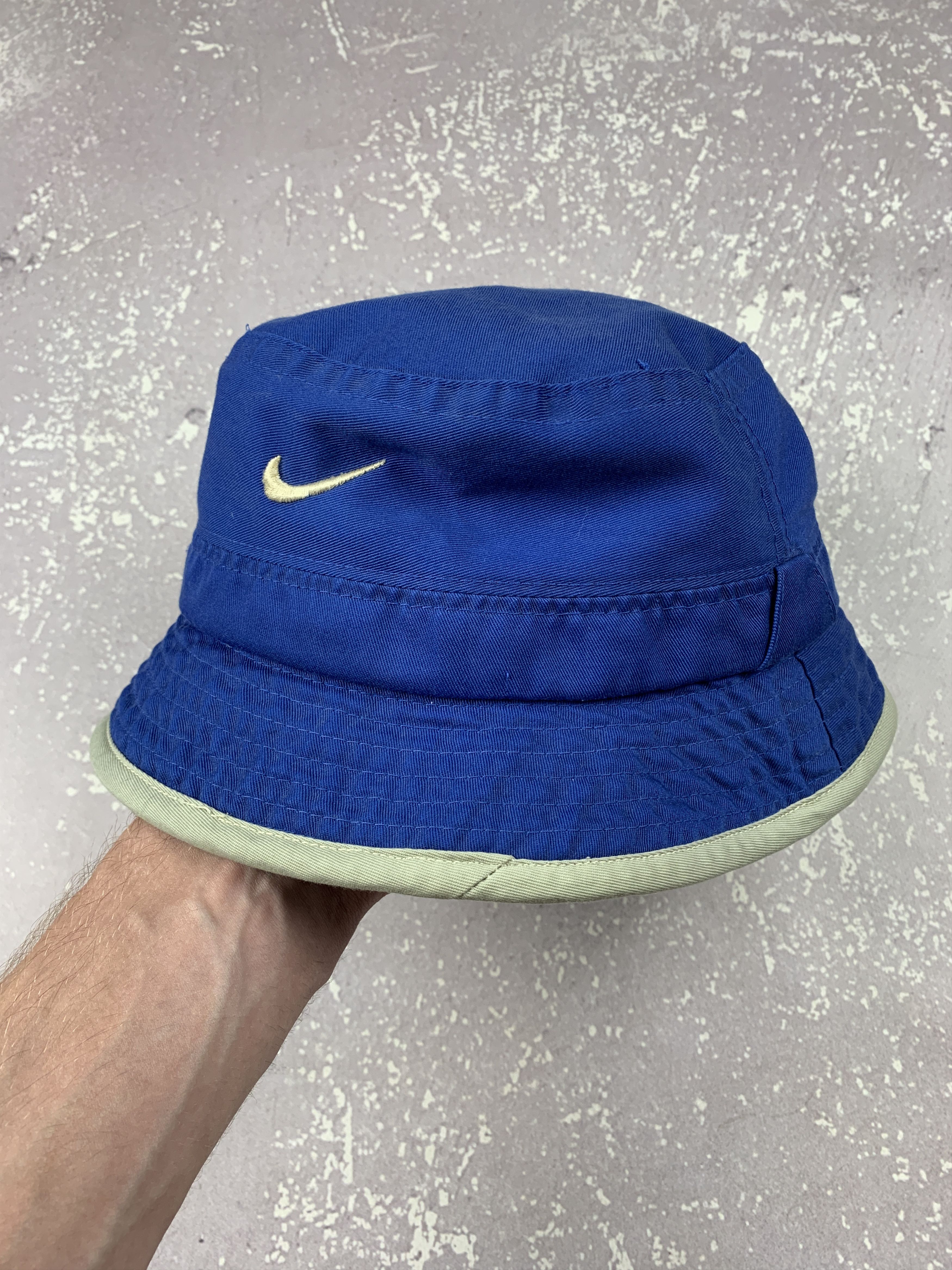 Nike × Vintage Y2K Vintage Nike Bucket Hat Blue/Gray Size ONE SIZE - 1 Thumbnail