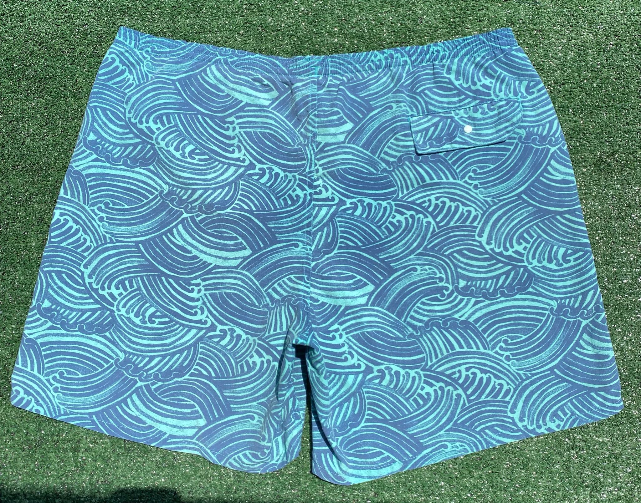 Patagonia Patagonia Baggies Wave Patterned Lined Shorts Men’s Size XL Size US 40 / EU 56 - 7 Thumbnail