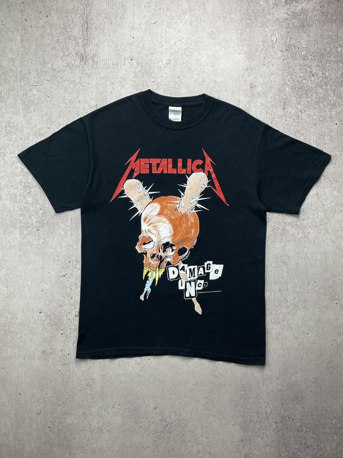 Band Tees × Metallica × Vintage Vintage Metallica Damage Inc Tour 2009 T-Shirt Size US M / EU 48-50 / 2 - 1 Thumbnail