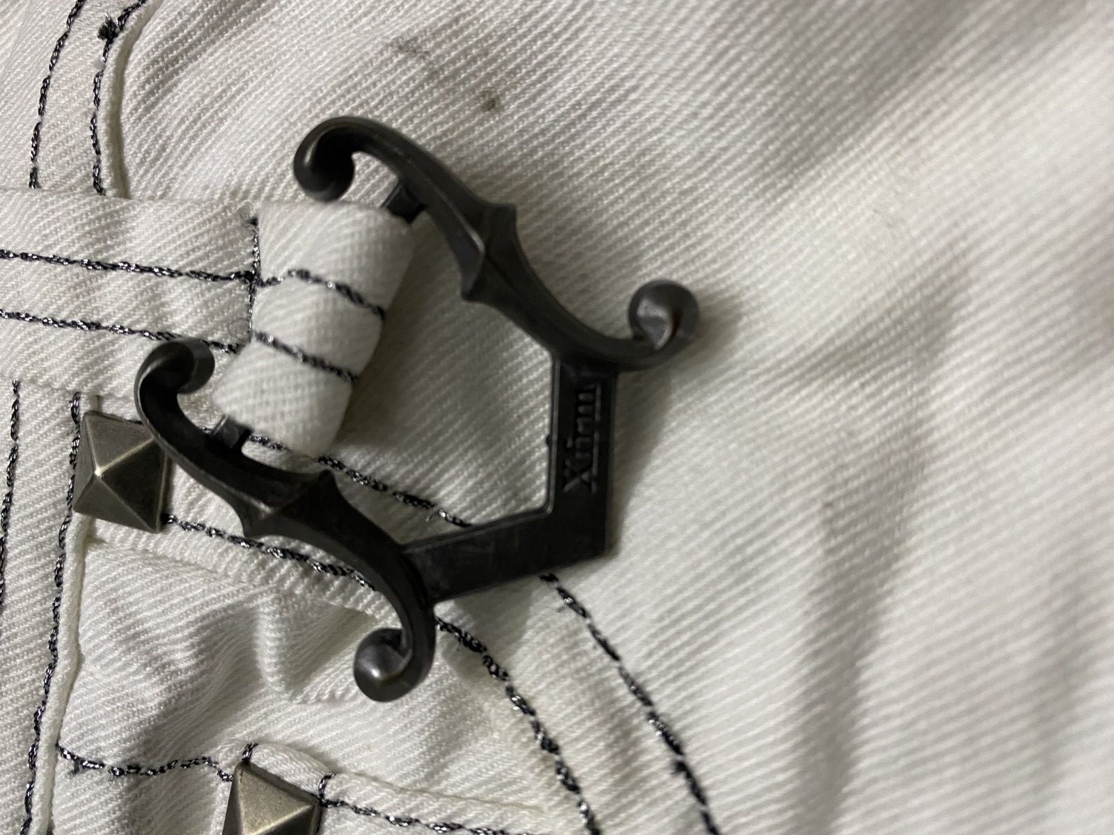 If Six Was Nine Xfrm Flared White Whisker Denim Size US 30 / EU 46 - 17 Thumbnail