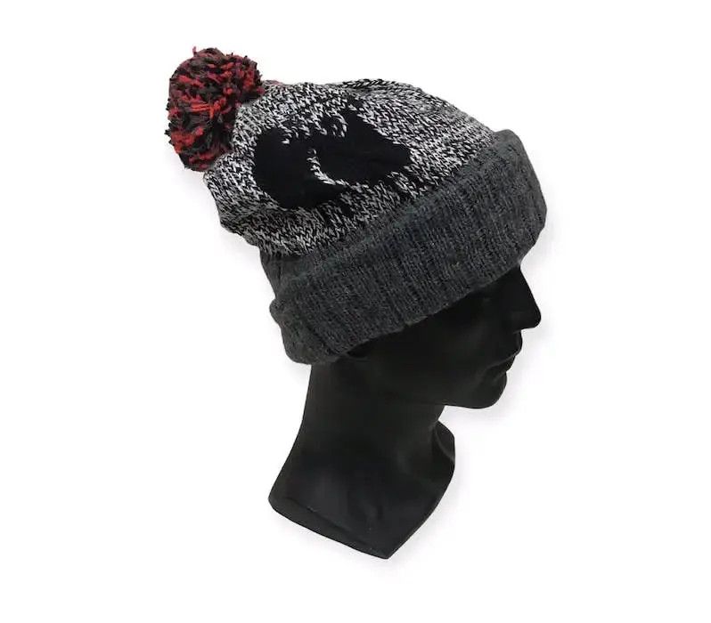 Japanese Brand × Vintage Vintage Bobble Beanie Hat Size ONE SIZE - 1 Thumbnail