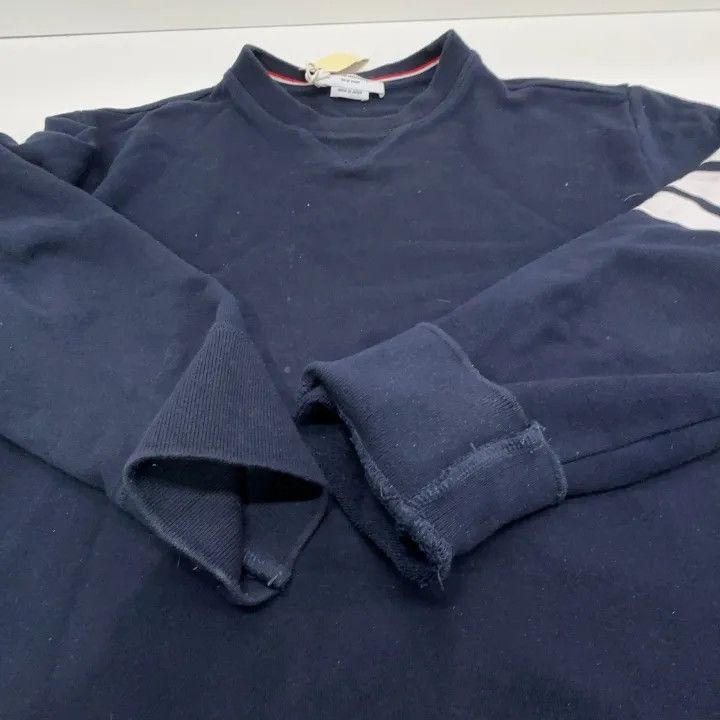 Thom Browne Thom Browne Classic Striped Pullover Sweatshirt -2507 Size US XXL / EU 58 / 5 - 2 Thumbnail