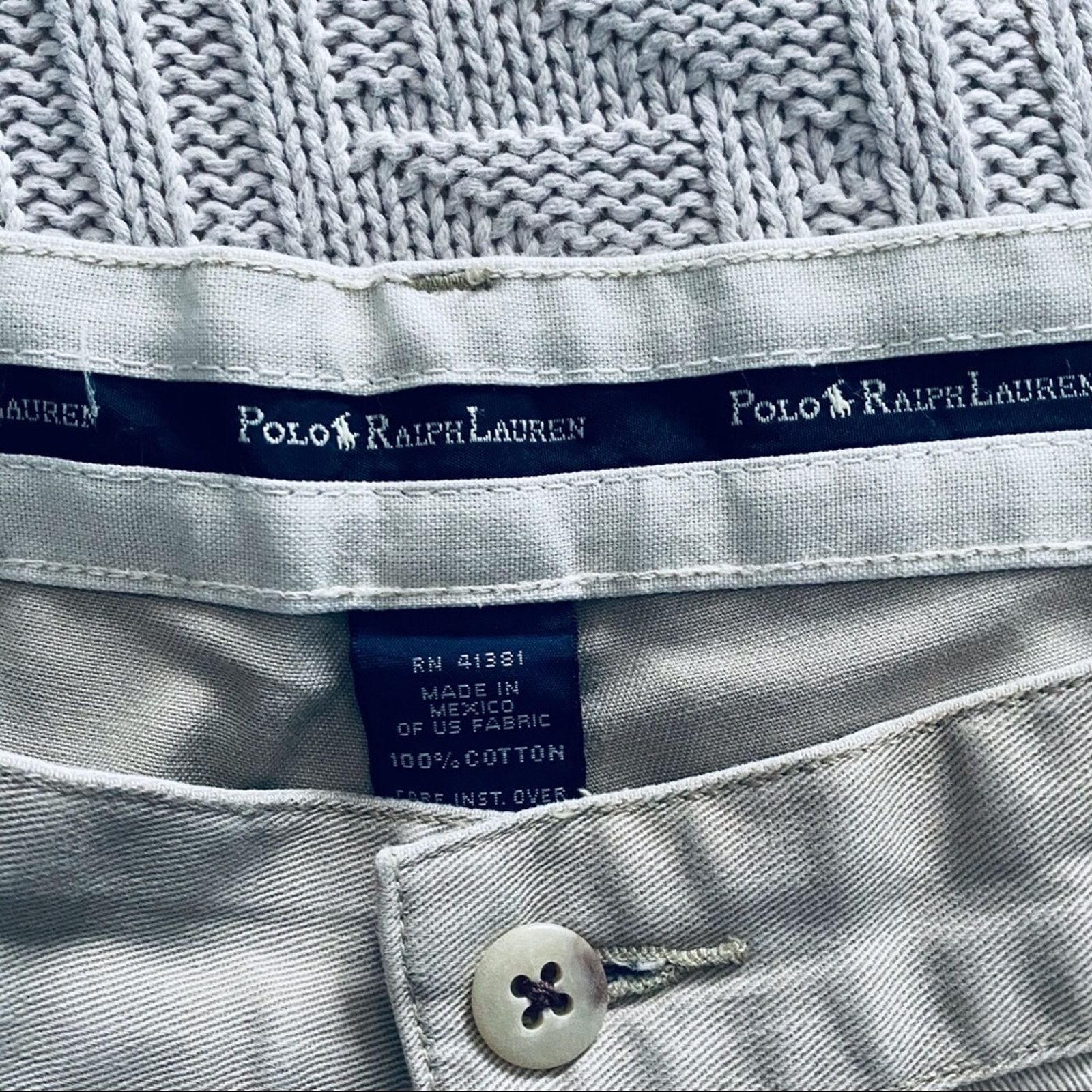 Polo Ralph Lauren Polo Ralph Lauren khaki chino pants Size US 36 / EU 52 - 5 Thumbnail