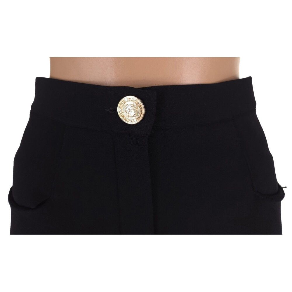 Balmain Balmain Gold Tone Button Trousers w/ Zip Hems 40 US 8 M Size 30" / US 8 / IT 44 - 2 Thumbnail