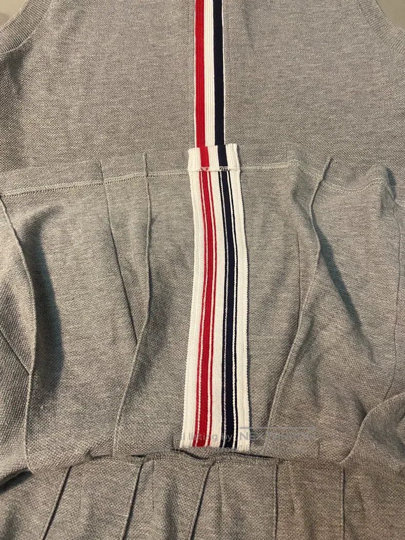 Thom Browne Thom Browne Gray knitted pleated tennis skirt Size S / US 4 / IT 40 - 4 Thumbnail