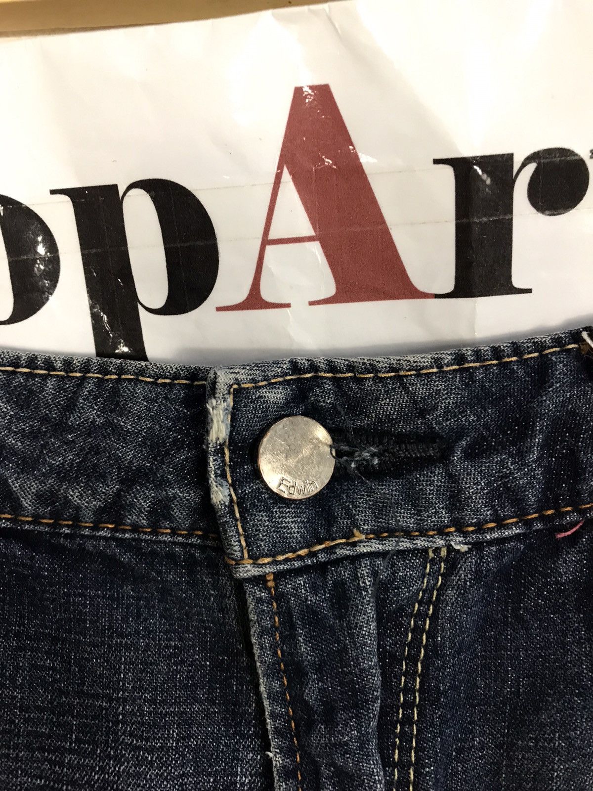 Edwin × Japanese Brand × Vintage Vintage Edwin Function Distressed Zipper Denim Short Size US 35 - 8 Thumbnail