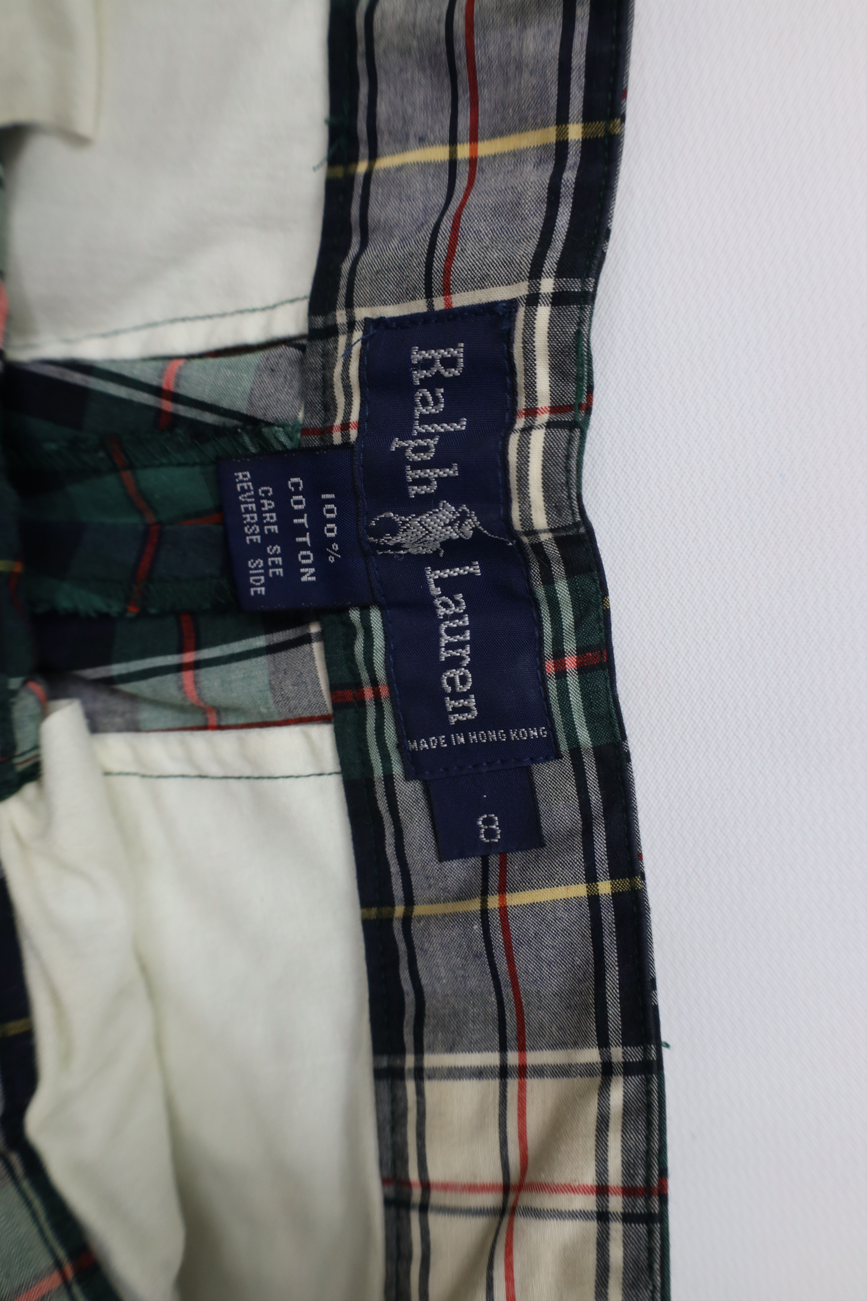 Ralph Lauren Vintage 70s 80s Ralph Lauren Bermuda Bush Shorts Plaid Size 30" / US 8 / IT 44 - 8 Thumbnail