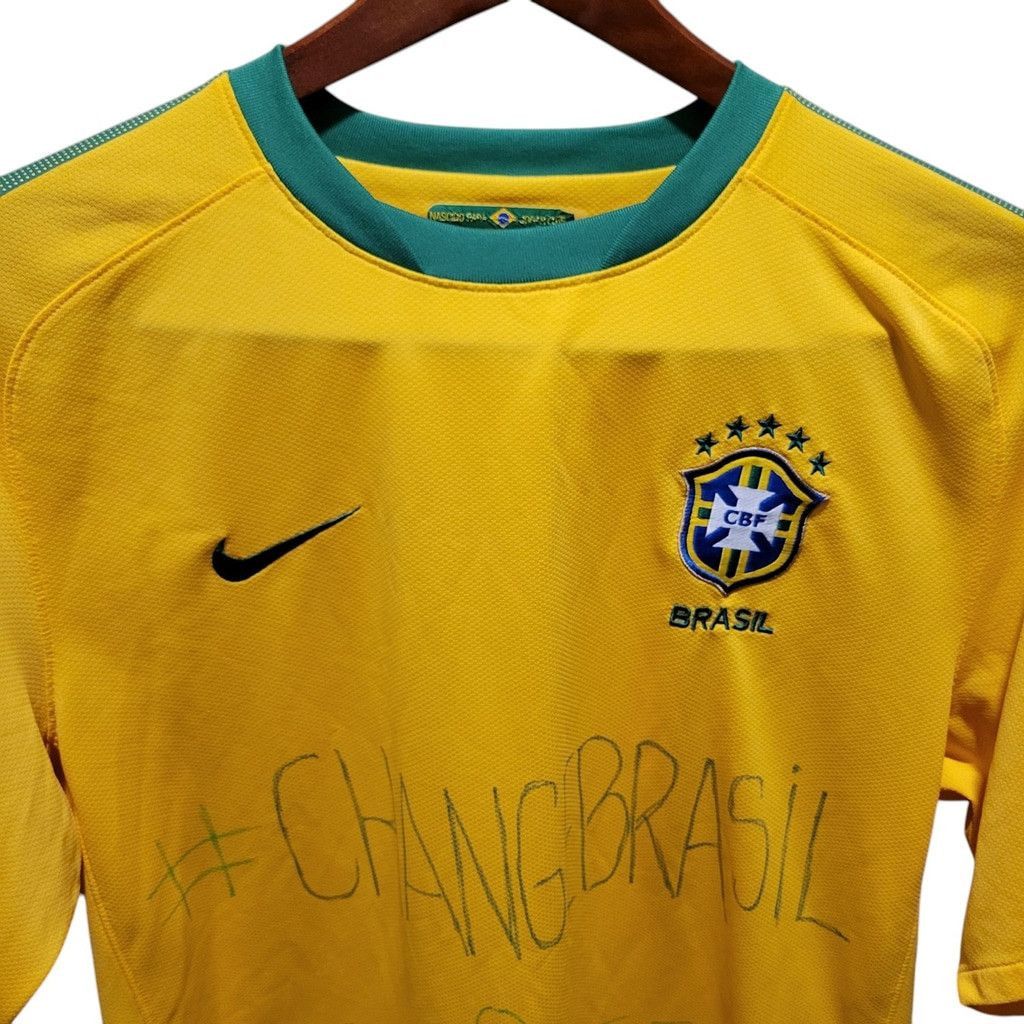 Nike Nike Dri-Fit Authentic Brazil National Team Soccer Jersey #7 Size US XL / EU 56 / 4 - 6 Thumbnail