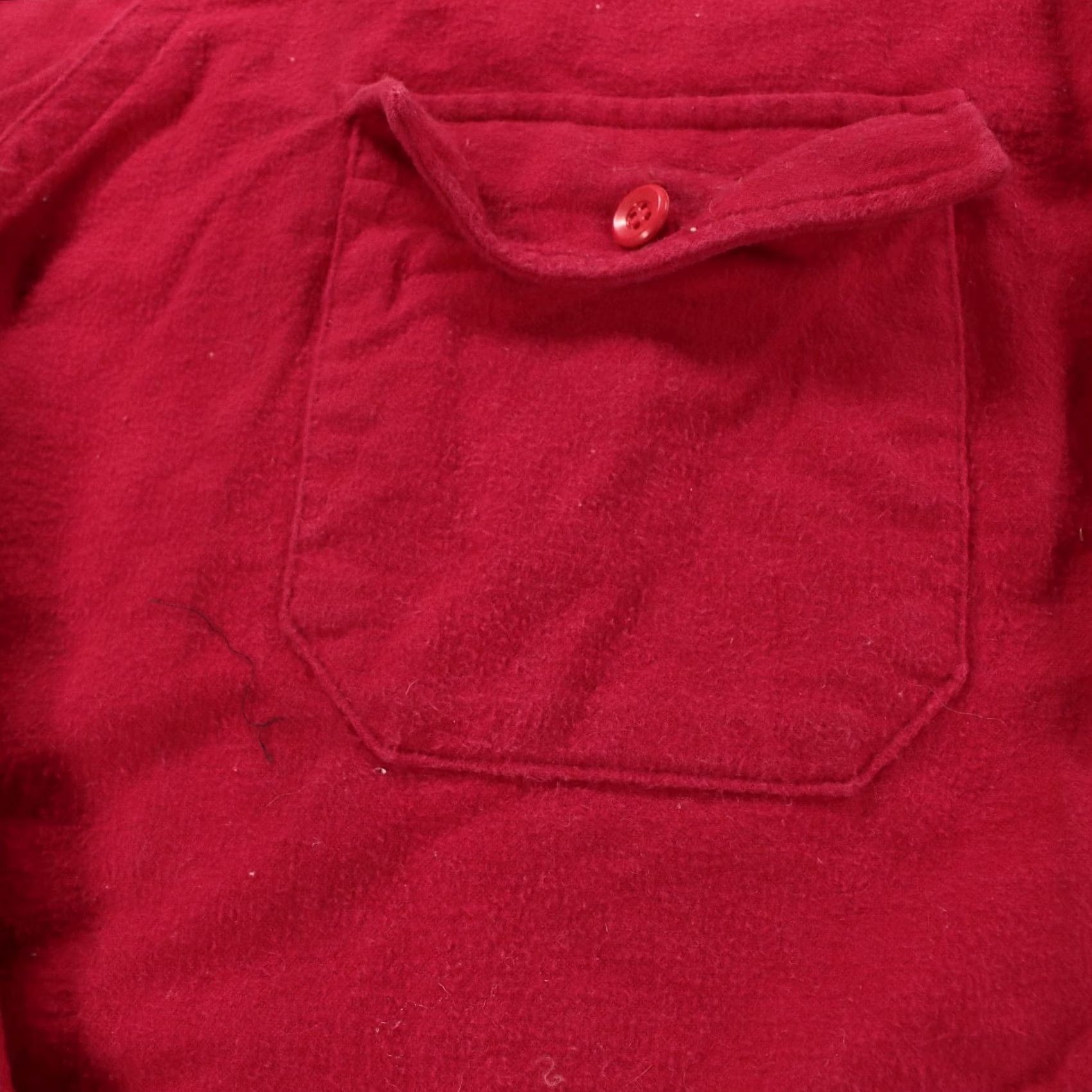 Vintage VINTAGE L.L. Bean camp flannel shirt red 17.5 faded distressed chamois Mens Size US XXL / EU 58 / 5 - 3 Thumbnail