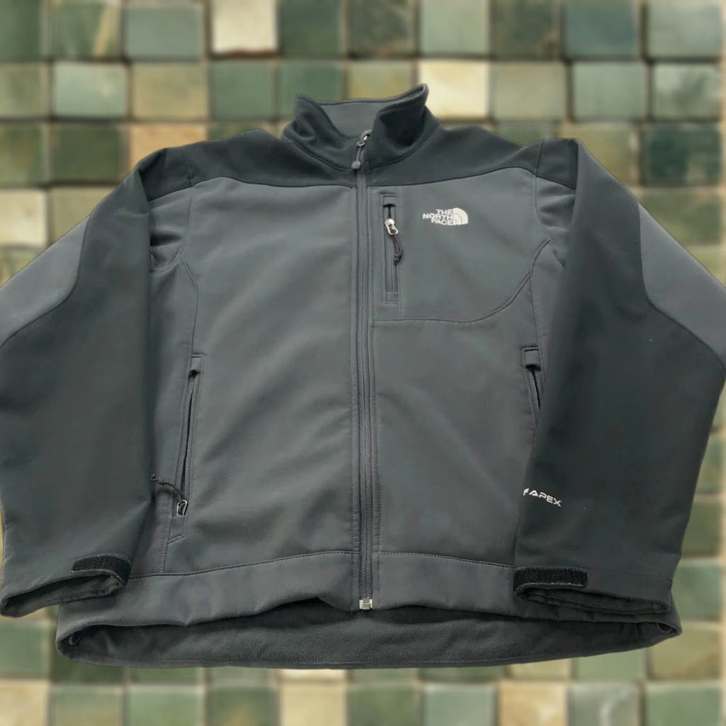 The North Face The North Face Medium Gray Mens TNF Apex Softshell Mock Neck Jacket Mens Regular Small? Size US M / EU 48-50 / 2 - 1 Thumbnail