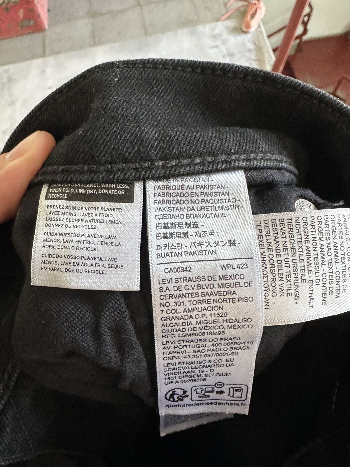 Levi's Levis 510 Black Denim Stretch Slim Jeans Size 30/30 Size US 30 / EU 46 - 6 Thumbnail