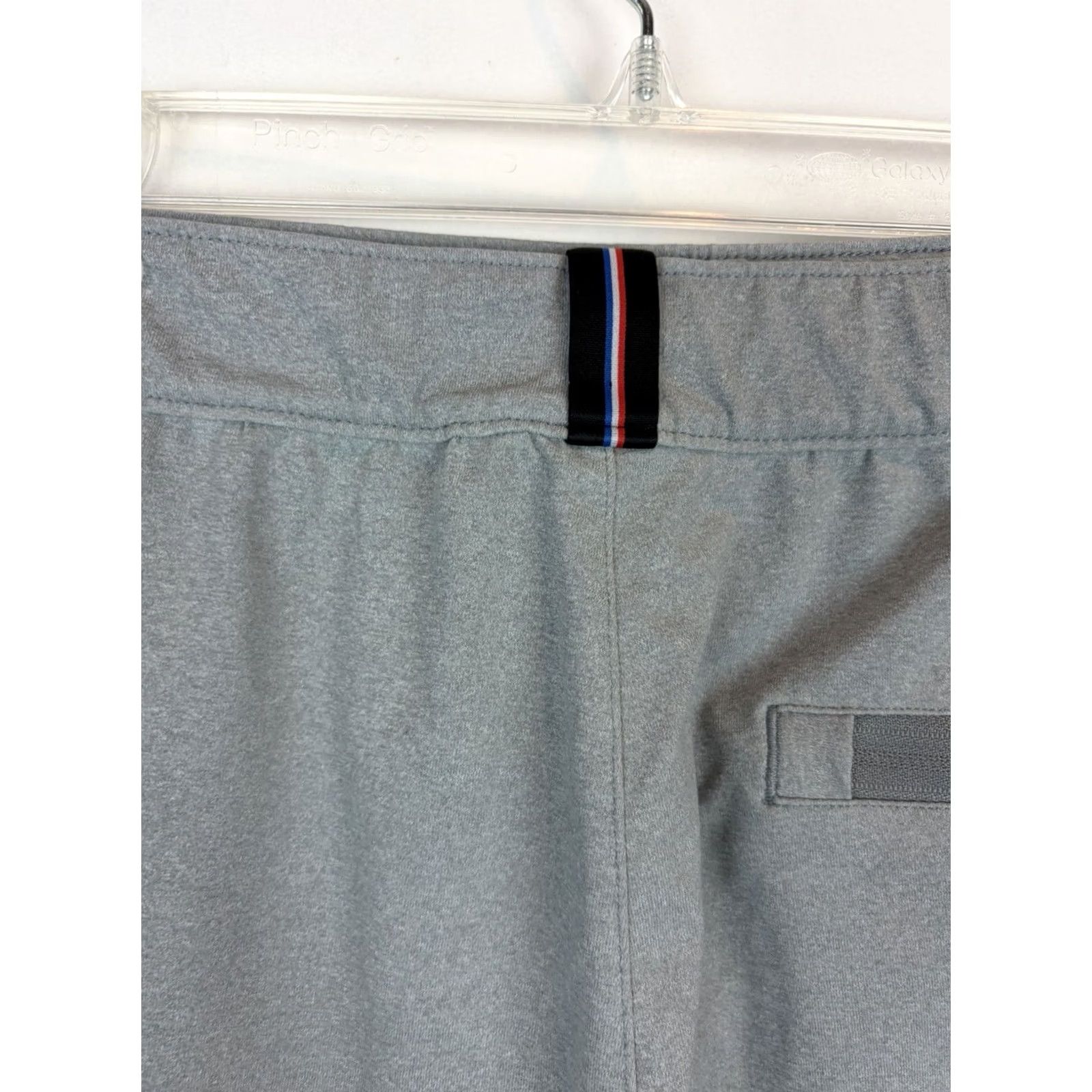 Vintage Fourlaps Jogger Pants - Mens Large Gray Stretch Zip Pocket Tapered Activewear Sweatpants Size US 33 - 5 Thumbnail