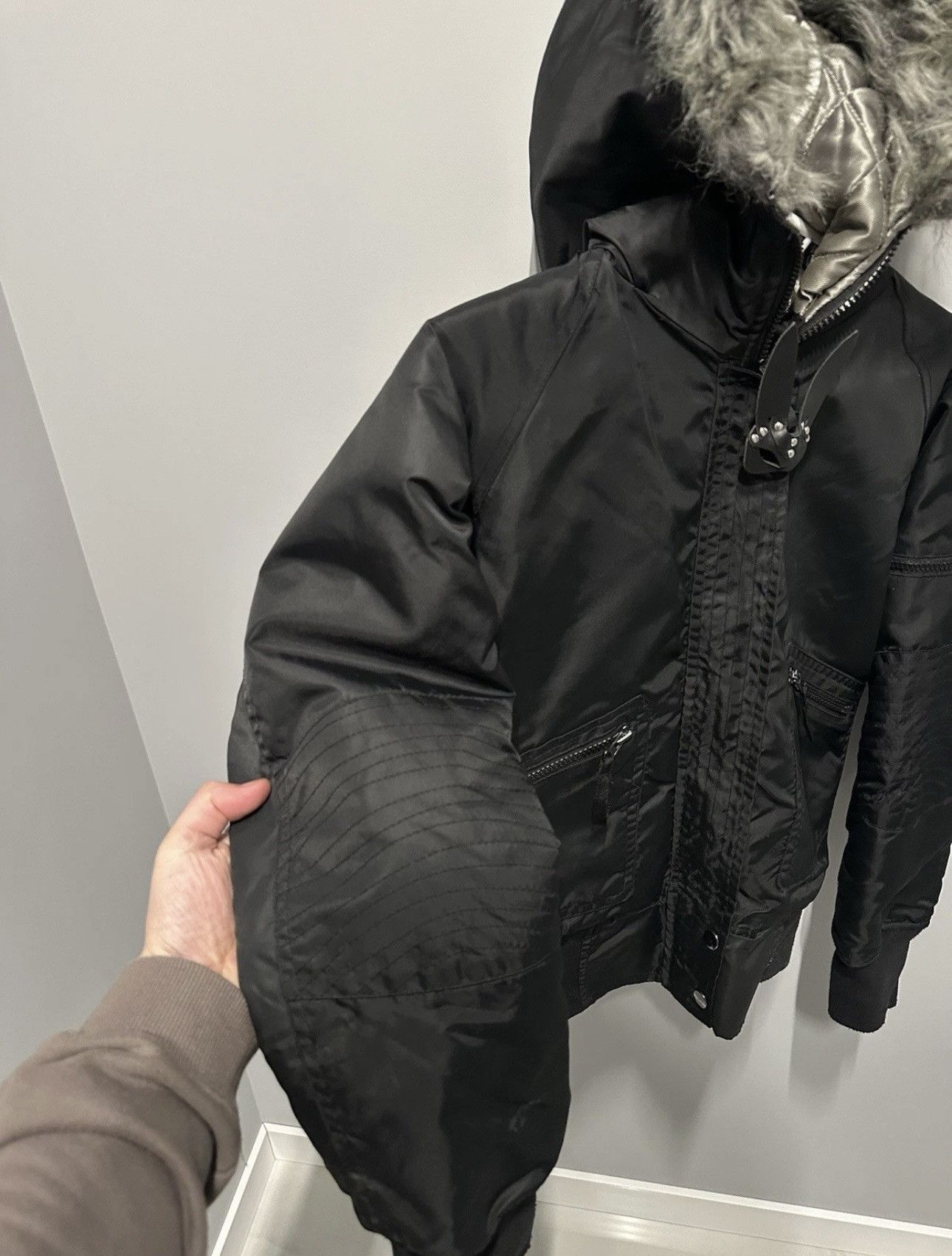 Hysteric Glamour Vintage Avant Garde Japanese Hysteric Style Boomber Fur Y2K Size S / US 4 / IT 40 - 5 Thumbnail
