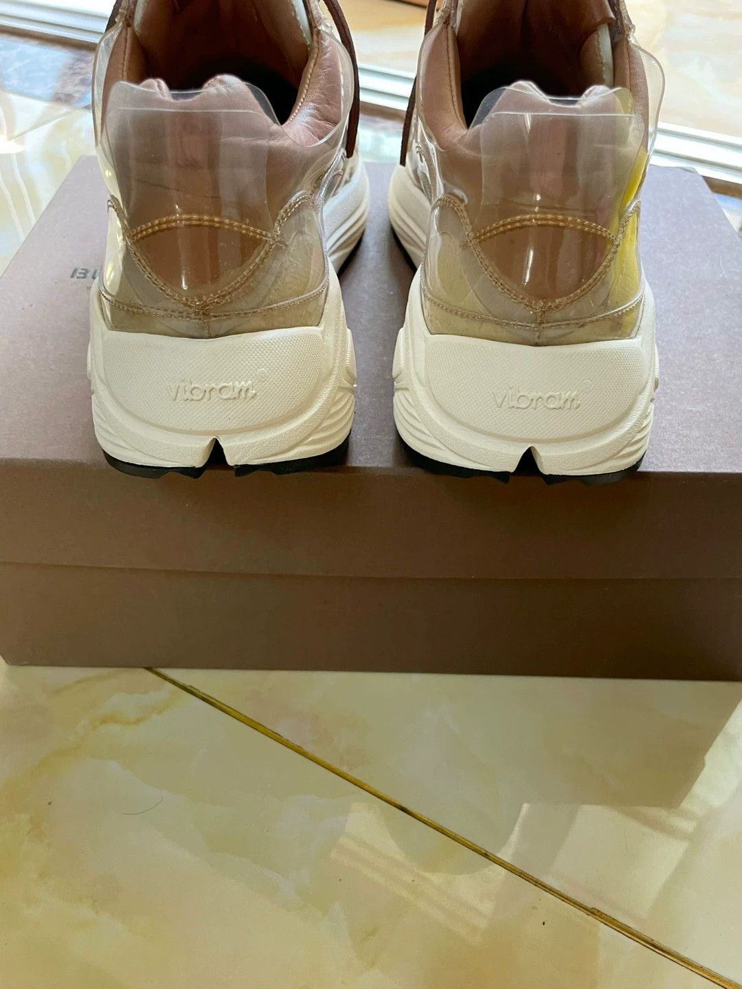 Buttero BUTTERO Men's PVC Leather-Lined Sneakers EU39(40) New w/Box Size US 6 / EU 39 - 7 Thumbnail