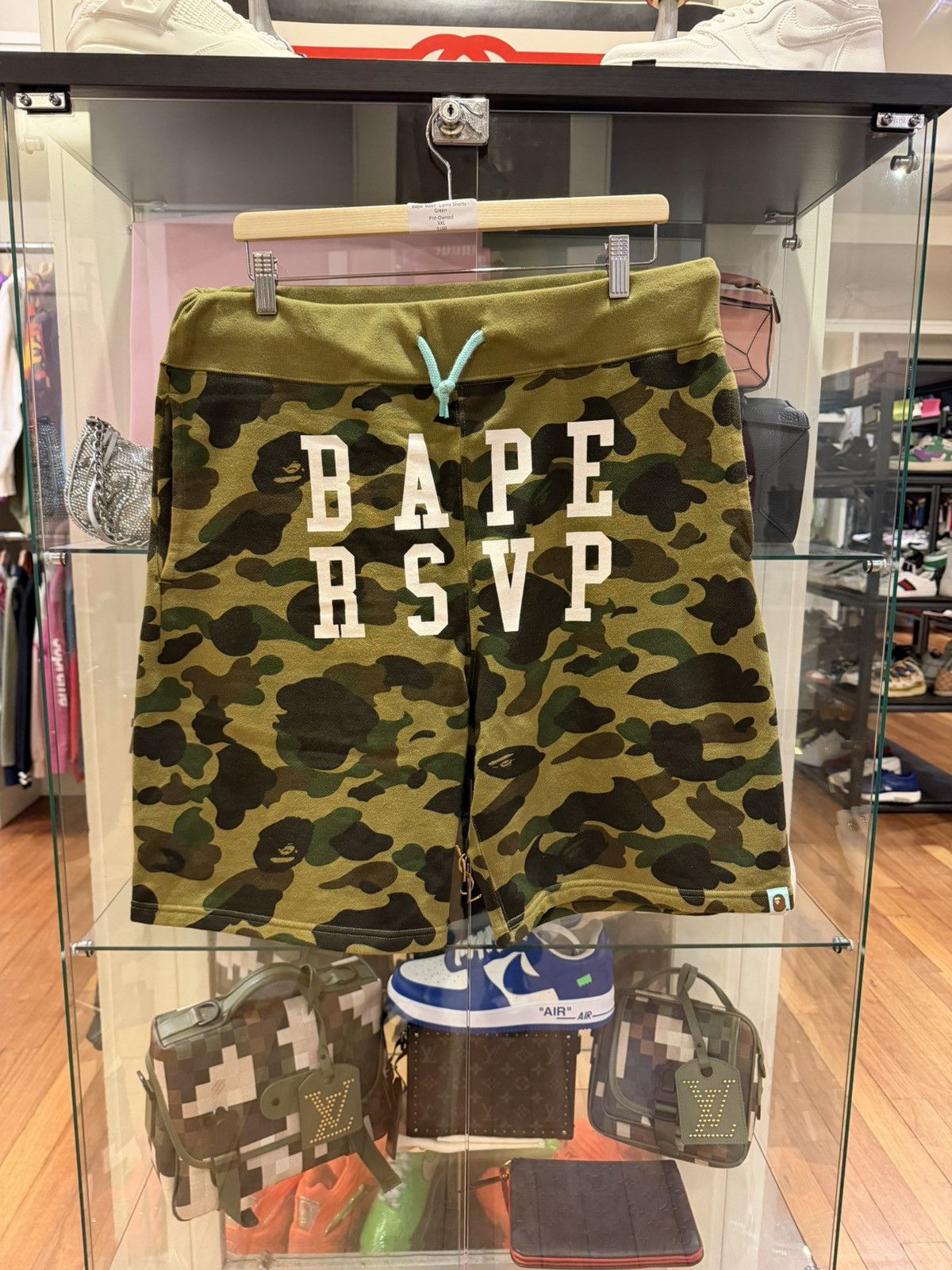Bape Bape x RSVP Gallery Camp Sweat Shorts Size US 38 / EU 54 - 1 Thumbnail