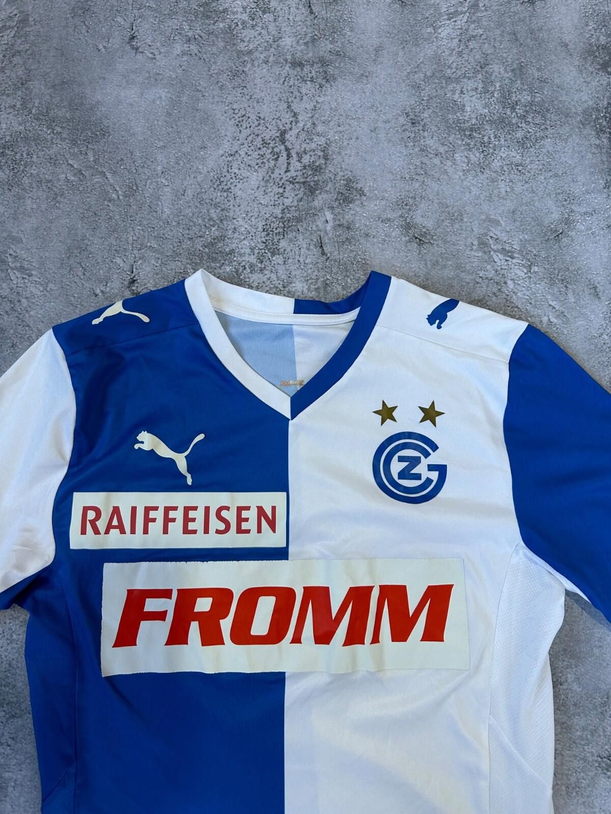 Puma Grasshopper Club Zurich 2014/15 Football Shirt Soccer Jersey Size US S / EU 44-46 / 1 - 2 Thumbnail