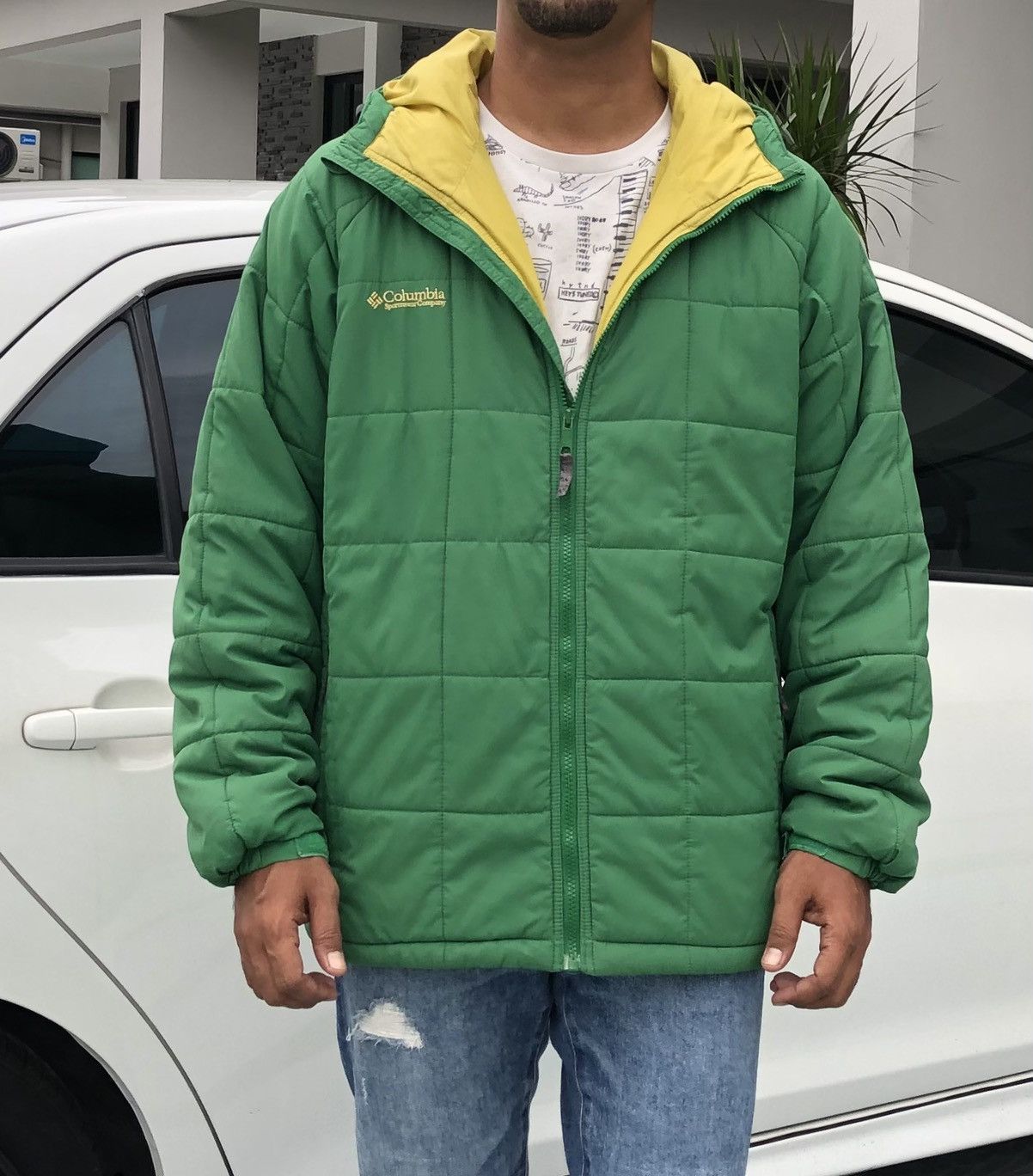 Columbia Columbia Mountain Green Outdoor Padded Jacket Size US L / EU 52-54 / 3 - 4 Thumbnail