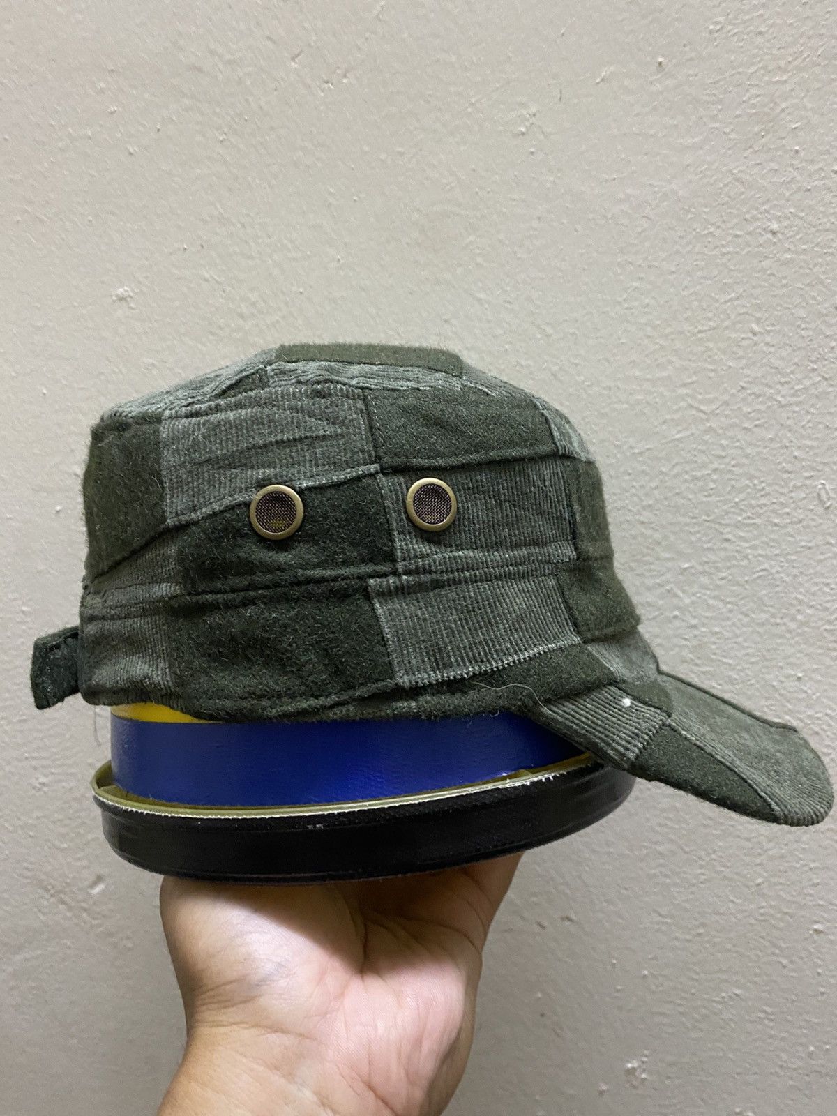 If Six Was Nine Vintage Patchwork Coduroy Kapital Style Cap Hat Size ONE SIZE - 2 Thumbnail