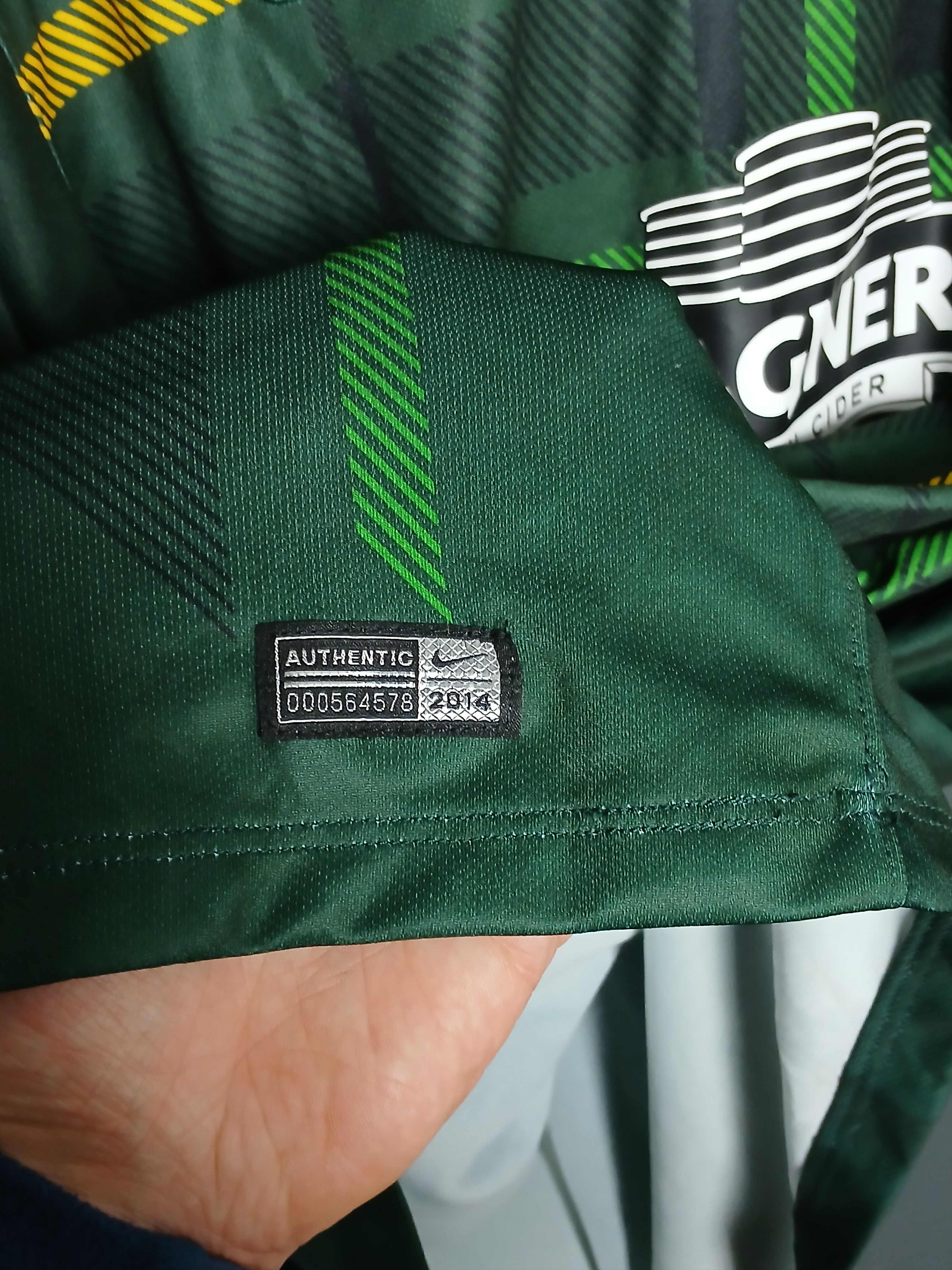 Nike Celtic 14/15 Away Football Jersey T-Shirt Size US XXL / EU 58 / 5 - 5 Thumbnail