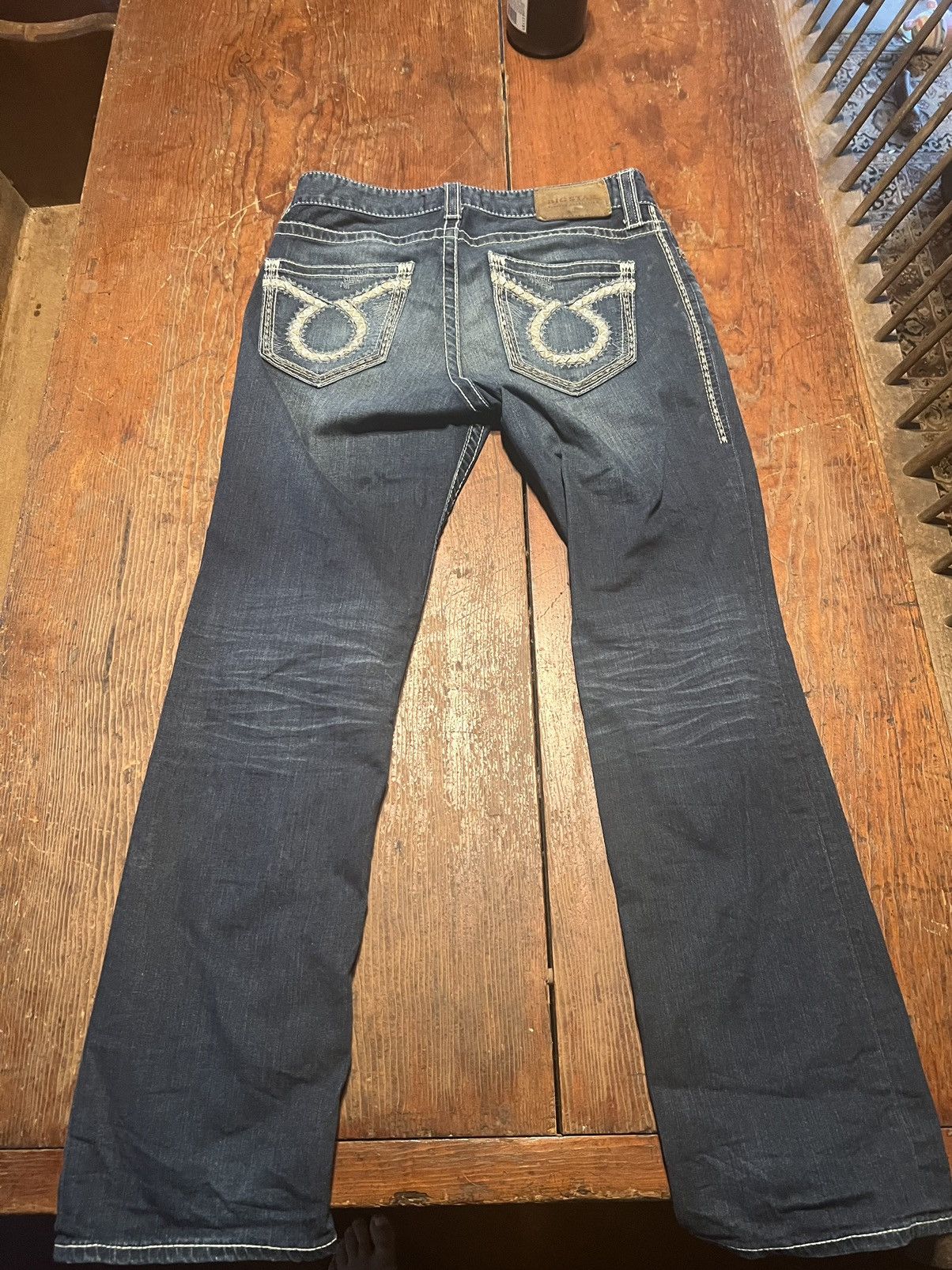 Big Star × Designer Big Star Bootcut Jeans Size US 33 - 3 Thumbnail