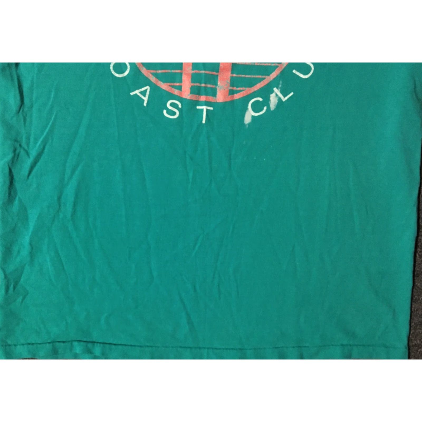Vintage VINTAGE California Coast Club Faded Distress Shirt L Surf Skate Beach Grunge OP Shirt Mens Green 80s California Surf 90s Grunge Ocean Beach USA Size US L / EU 52-54 / 3 - 4 Thumbnail