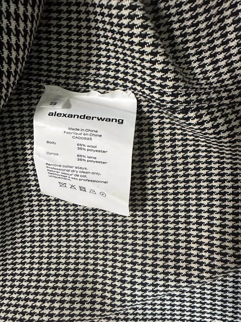 Alexander Wang Alexander Wang Checkered Long Sleeve Shirt Size S / US 4 / IT 40 - 1 Thumbnail