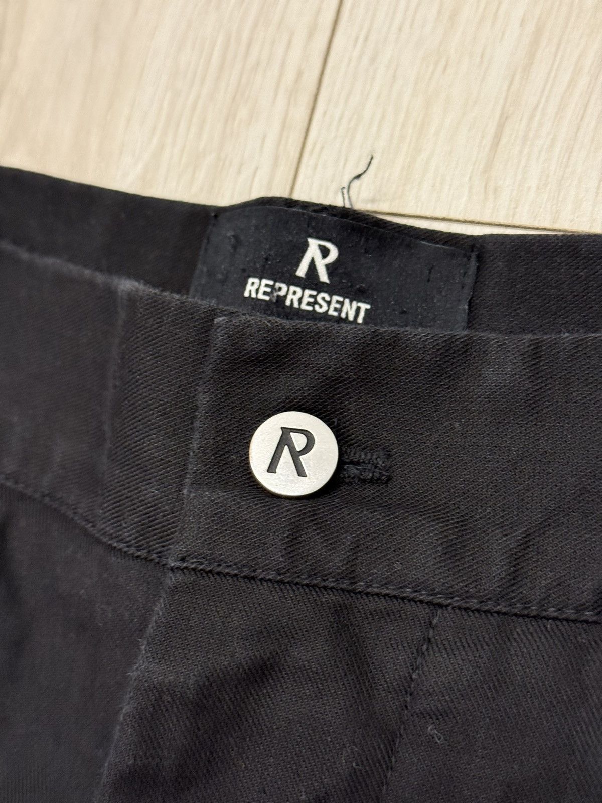 Represent Clo. Represent Men’s Wide Leg Cargo Baggy Trousers Rick Owens Size US 30 / EU 46 - 6 Thumbnail