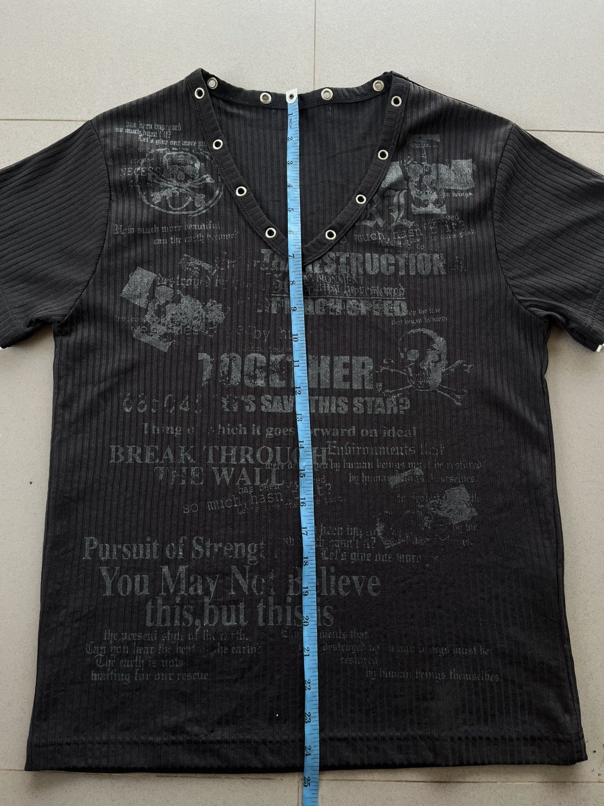If Six Was Nine JAPANESE BRAND POEM SKULL STUDDED SEDITIONARIES PUNK STYLE Size US M / EU 48-50 / 2 - 9 Thumbnail