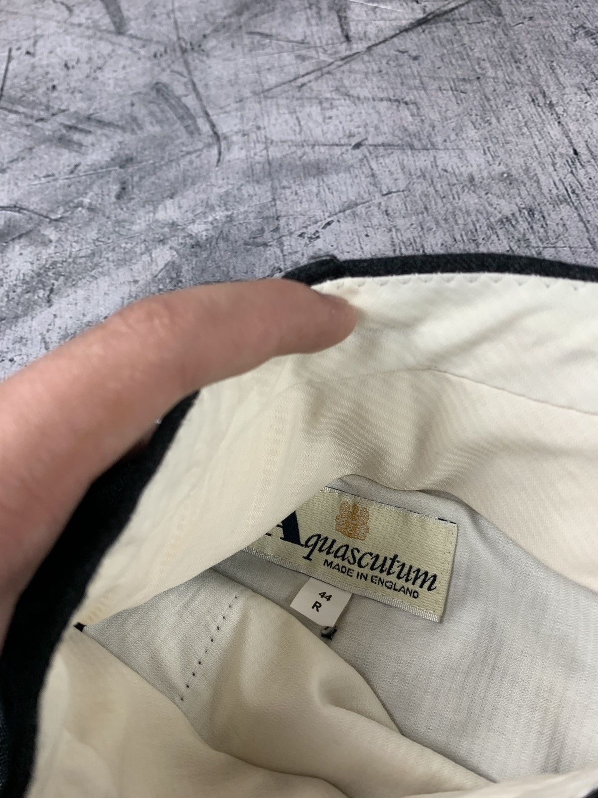 Aquascutum × Vintage Vintage Aquascutum Wool Trousers Size 44R Size 44R - 8 Thumbnail