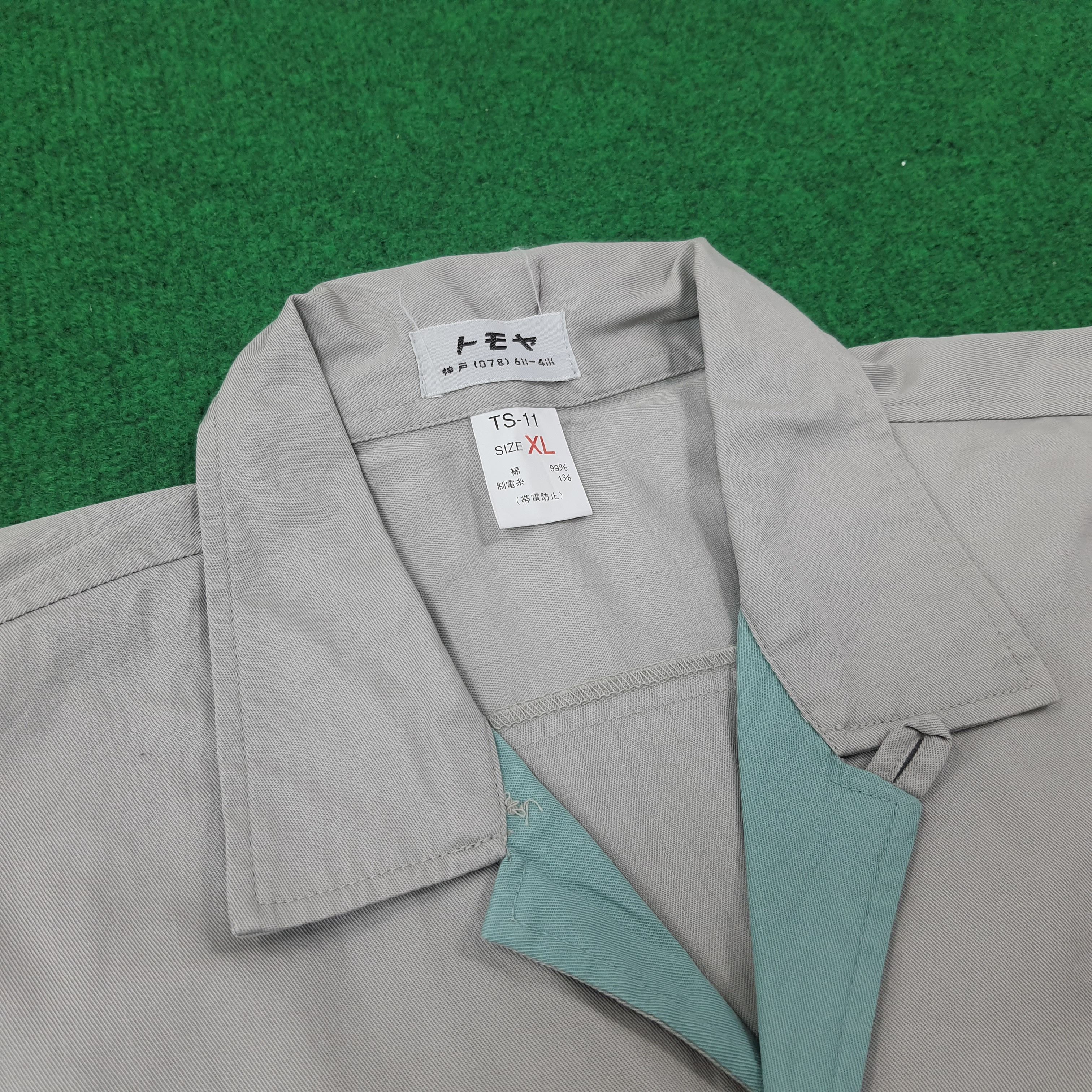 Japanese Brand × Vintage Vintage Kawasaki Japan Brand Racing Bike Work Shirt C219N55 Size US M / EU 48-50 / 2 - 4 Thumbnail