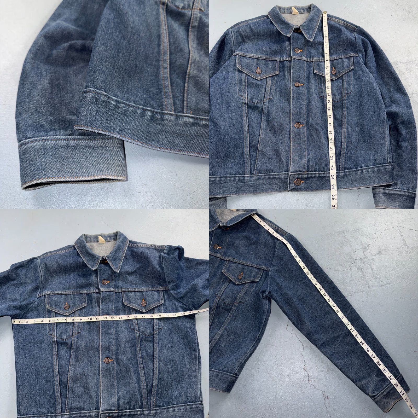 JCPenney VINTAGE JC Penney Ranchcraft Denim Jacket 1970s Blue L Long Sleeve Mens Womens 70s Casual Denim Brand: JC Penney Size US L / EU 52-54 / 3 - 8 Thumbnail
