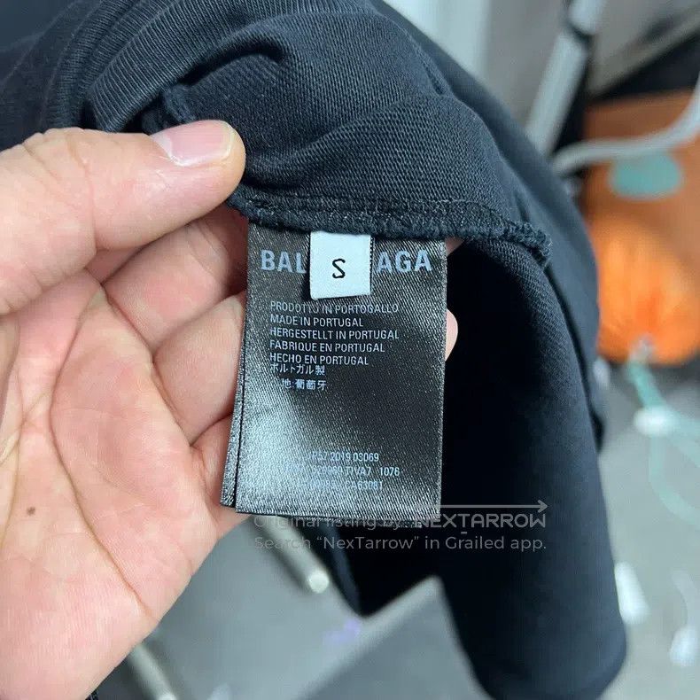 Balenciaga Balenciaga Printed Logo Short Sleeve Size US S / EU 44-46 / 1 - 4 Thumbnail