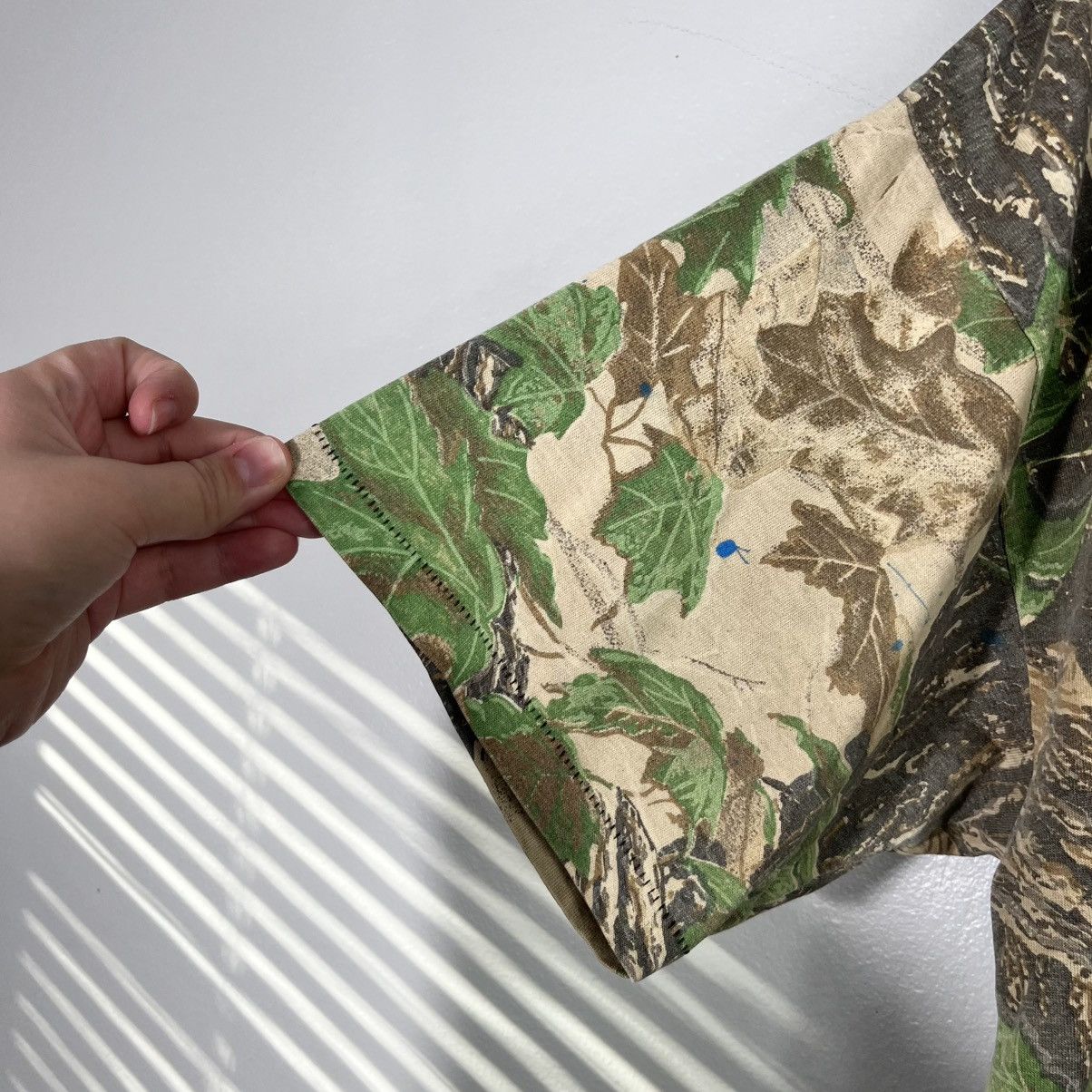Vintage Vintage 1980s Red Head Single Stitch Camo Camouflage T-Shirt Size US XL / EU 56 / 4 - 3 Thumbnail