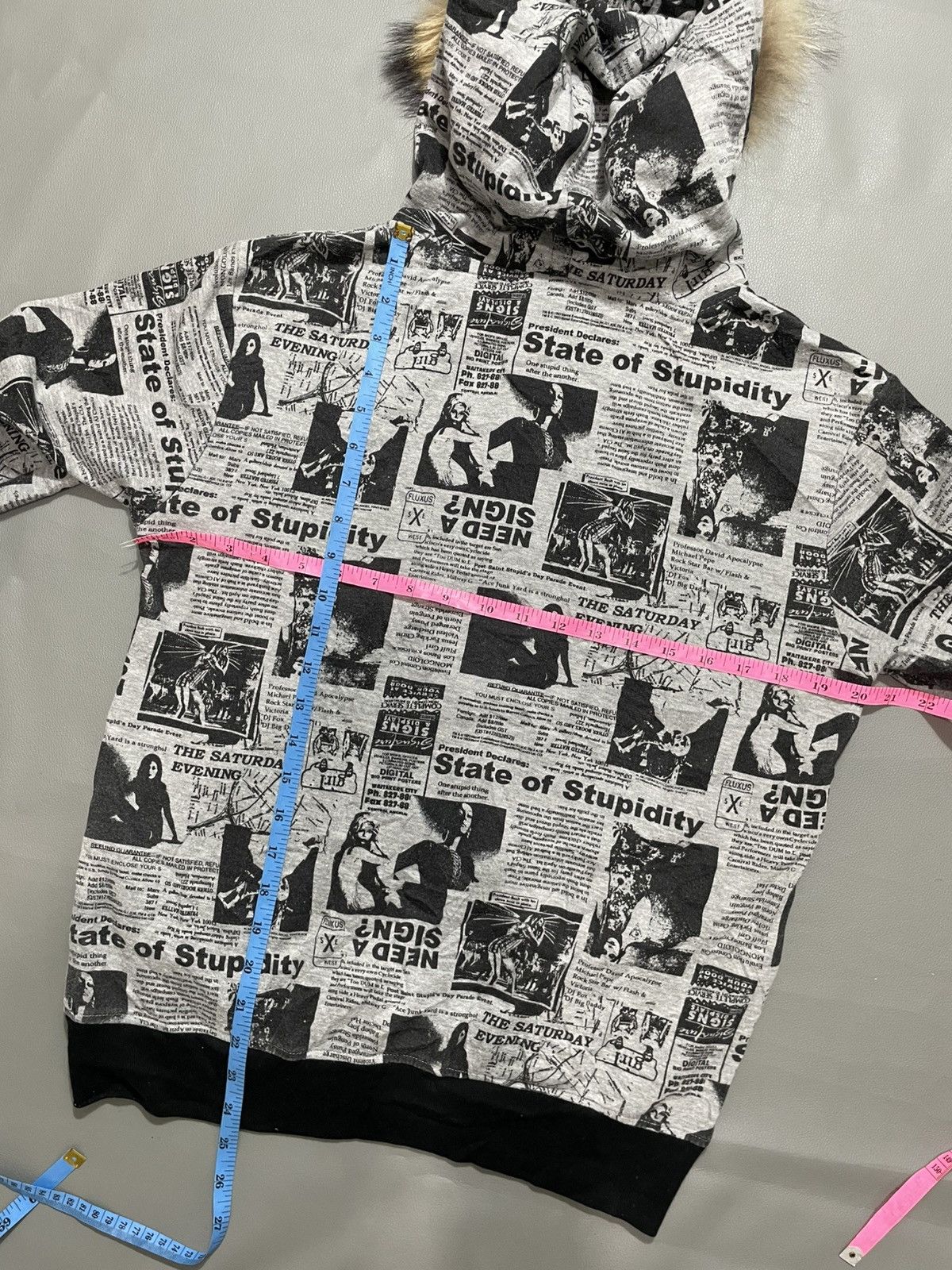 Hysteric Glamour Japanese clashahead poem Zip Fur Hoodie lgb style Size US M / EU 48-50 / 2 - 8 Thumbnail
