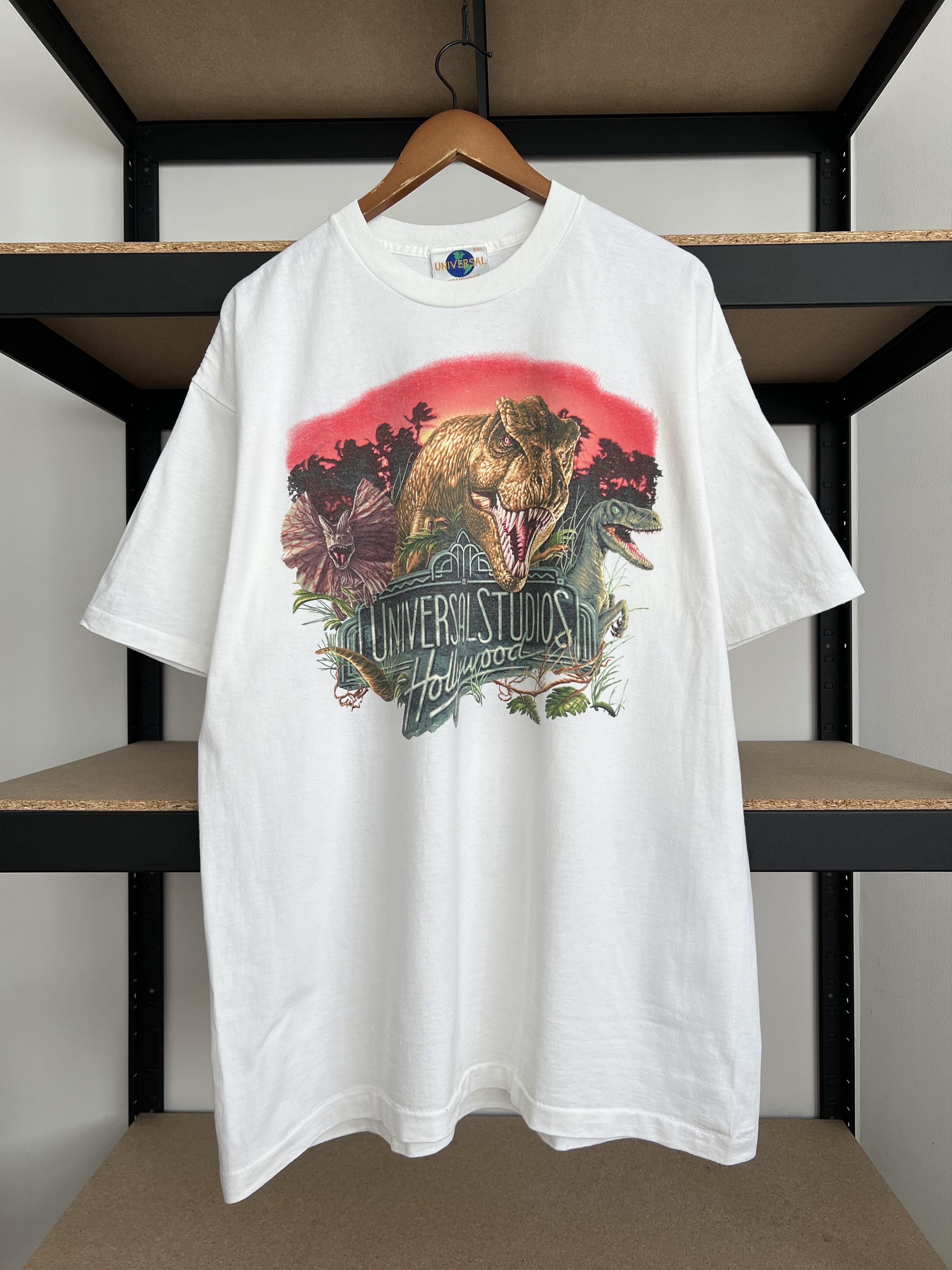 Universal Studios Vintage 90s Jurassic Park Universal Studios Hollywood Movie Size US XXL / EU 58 / 5 - 1 Thumbnail