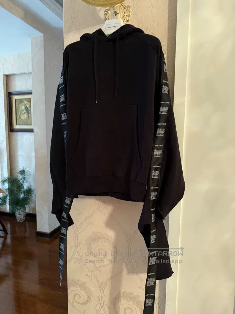 Vetements Vetements Sleeve Tag Ribbon Hooded Sweatshirt Size US XS / EU 42 / 0 - 4 Thumbnail