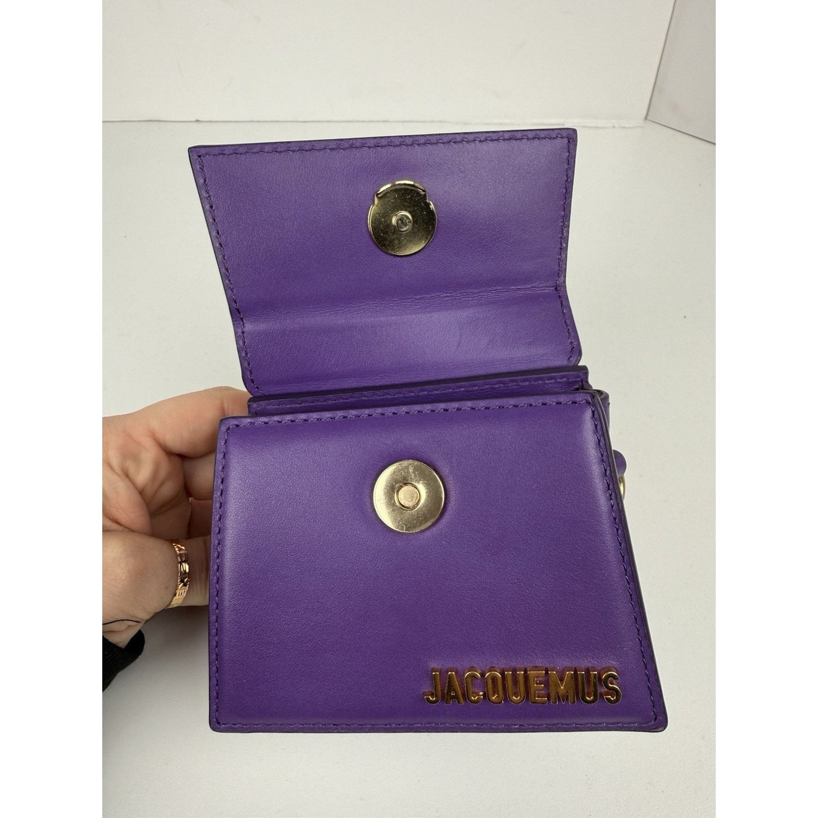 Jacquemus Jacquemus Le Chiquito Top-handle Mini Bag in Purple Size ONE SIZE - 8 Thumbnail