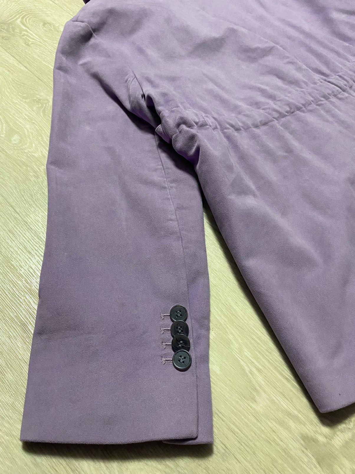 Acne Studios Women’s Oversized Single-breasted Cotton Blazer Light Purple Size ONE SIZE - 22 Thumbnail