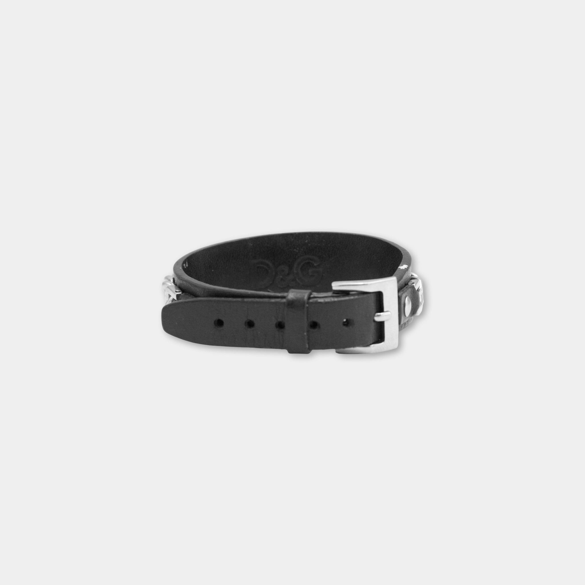 Dolce & Gabbana Dolce & Gabbana Leather Strap Bracelet Size ONE SIZE - 3 Thumbnail