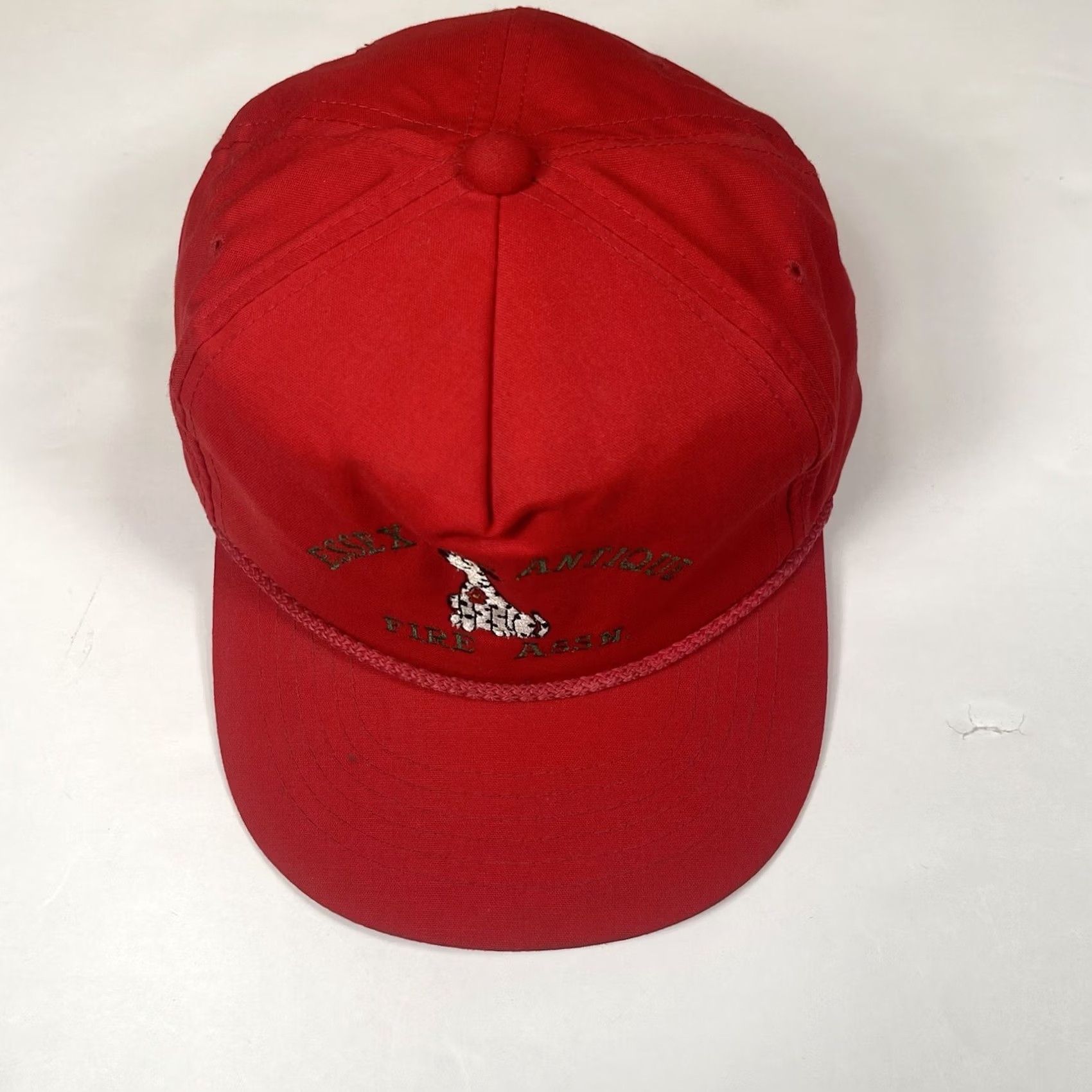 Vintage VINTAGE YoungAn Essex Hat Adults Red Snapback Rope Trucker Baseball Cap Men Adjustable Red Rope Trucker Hat Size ONE SIZE - 2 Thumbnail