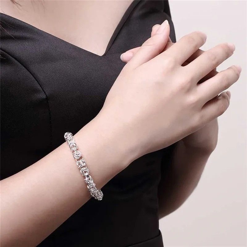 Jewelry Silver Cute Chain Bracelet Size ONE SIZE - 2 Thumbnail