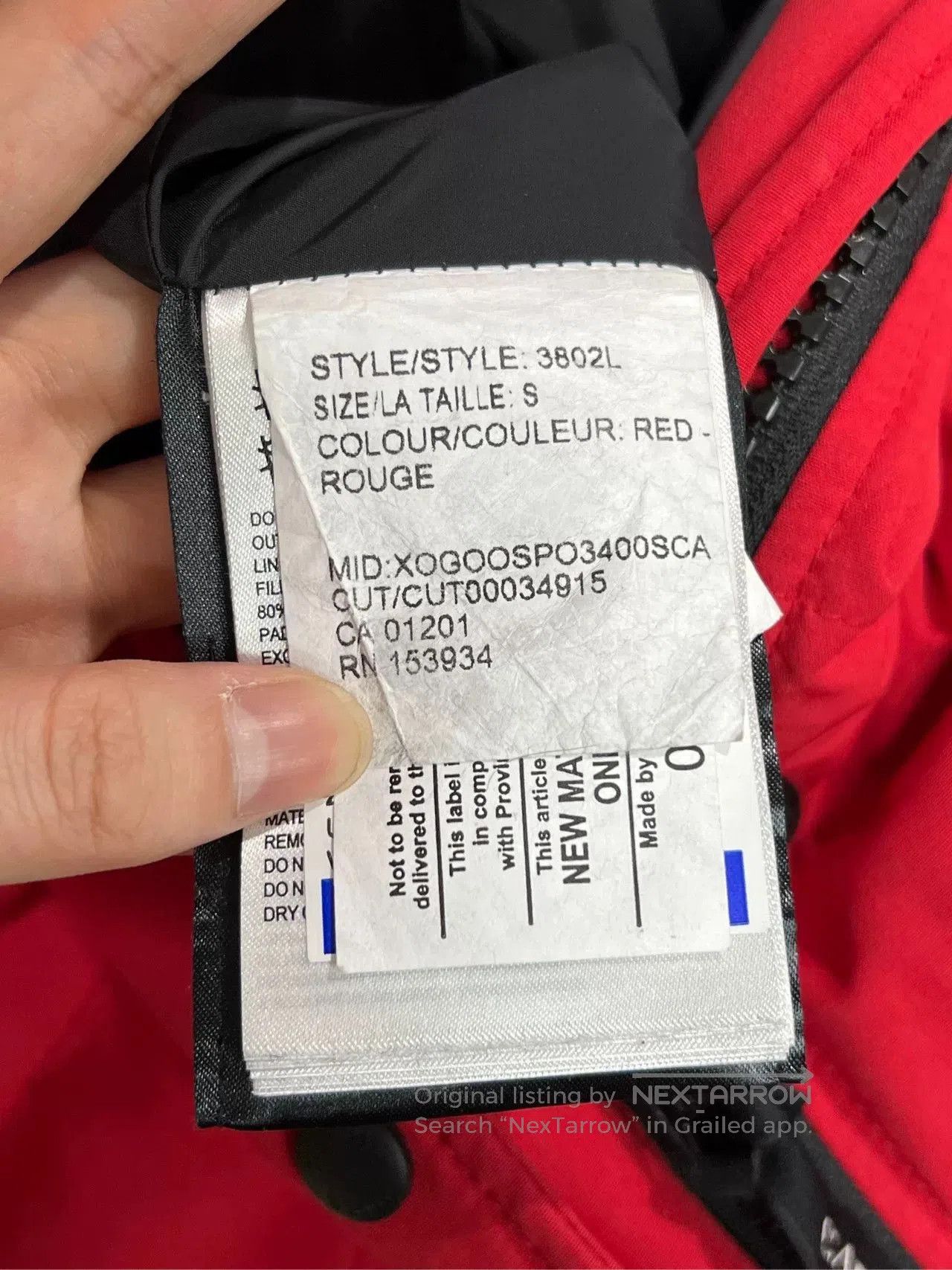 Canada Goose red canada goose down jacket. Size S / US 4 / IT 40 - 4 Thumbnail