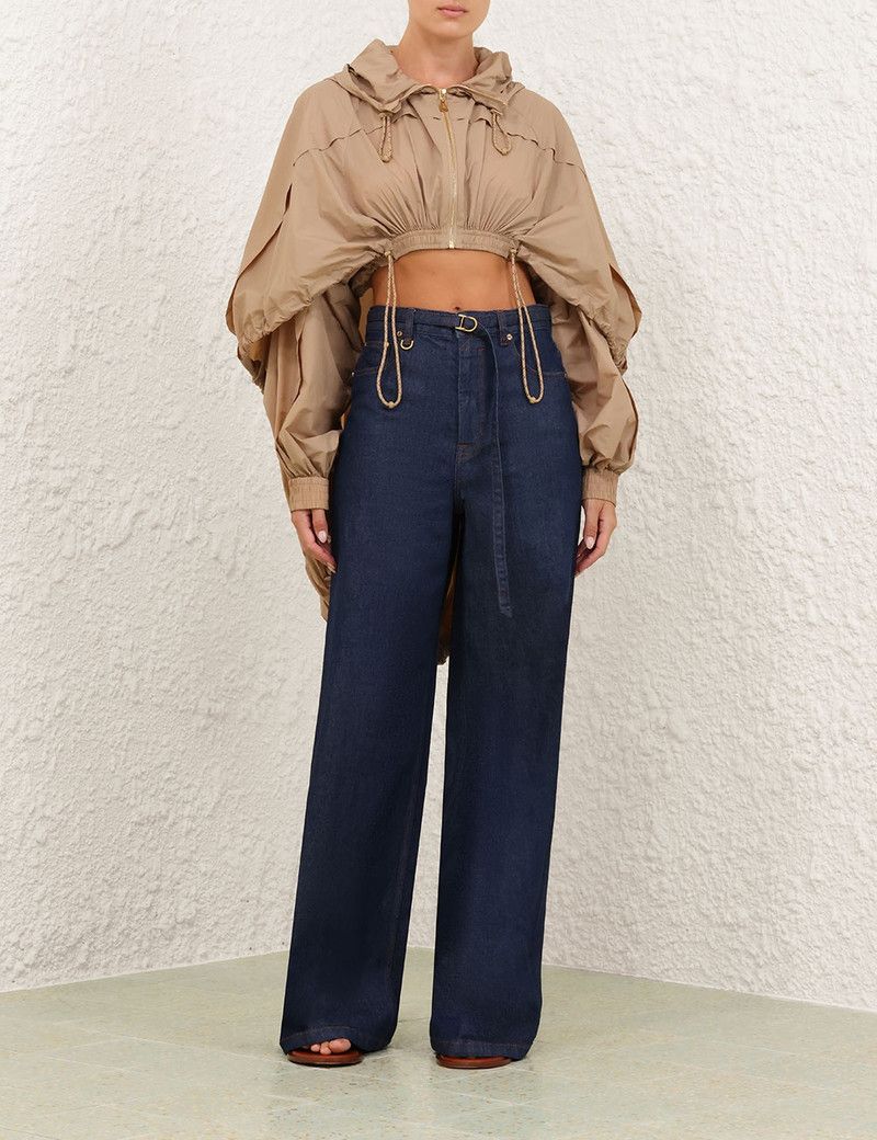 Zimmermann oc11z0226 Dawning Parachute Jacket in Taupe Size XS / US 0-2 / IT 36-38 - 7 Thumbnail