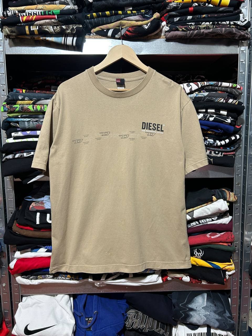 Diesel Vintage 90s Diesel For Succesfull Living T-Shirt Y2K Hype Size US XL / EU 56 / 4 - 1 Thumbnail